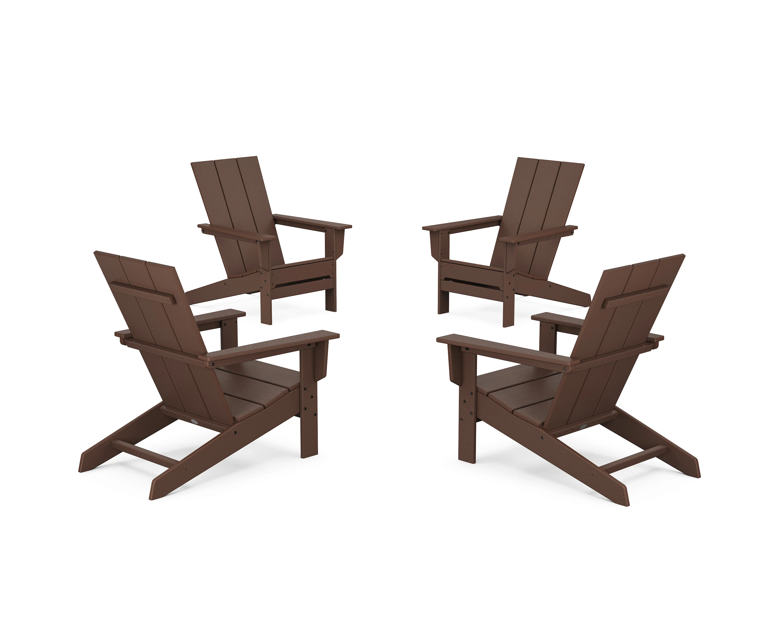 4-Piece Modern Studio Adirondack Chair Conversation Set - Image 5