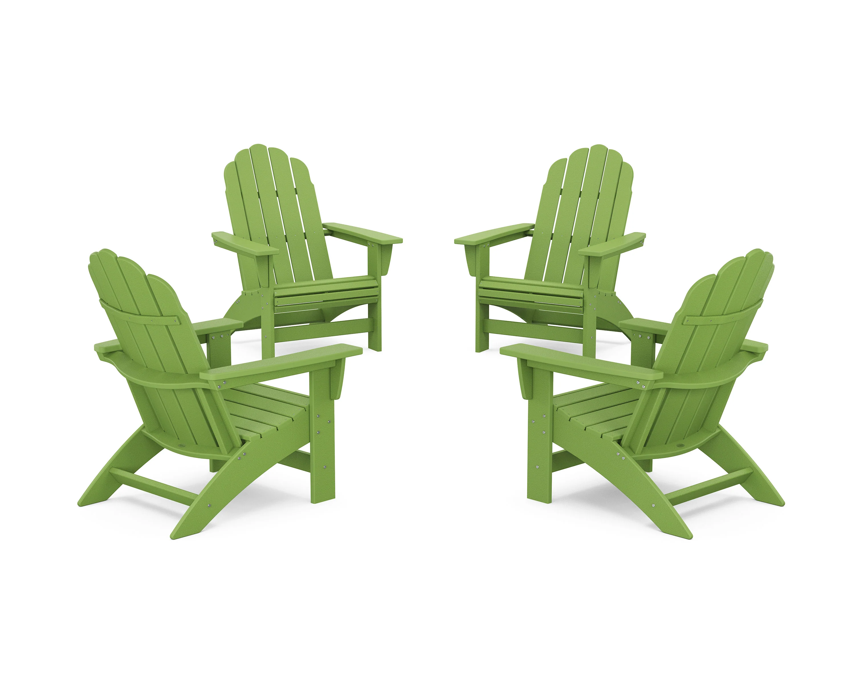 4-Piece Vineyard Grand Adirondack Chair Conversation Set - Image 10