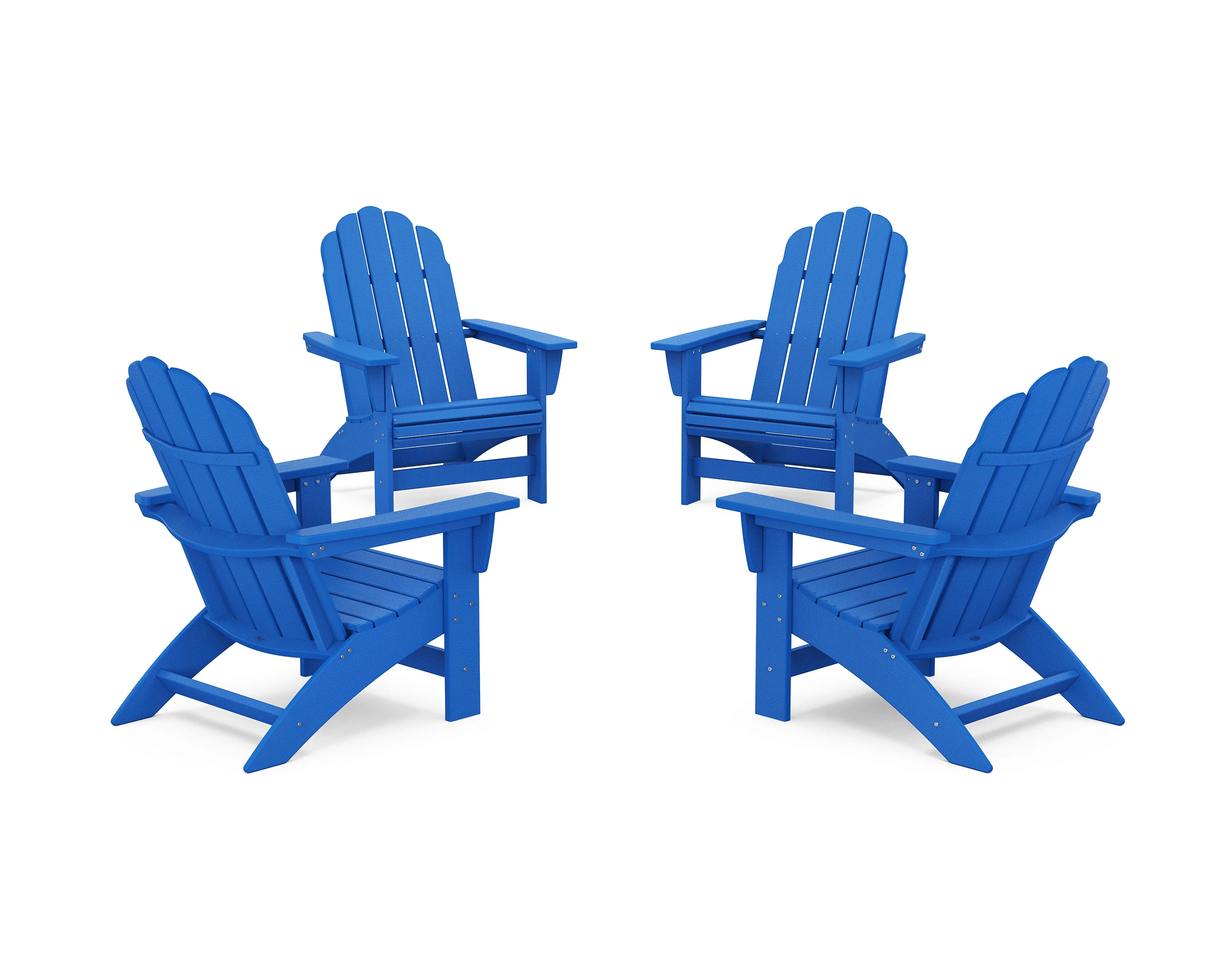 4-Piece Vineyard Grand Adirondack Chair Conversation Set - Image 15
