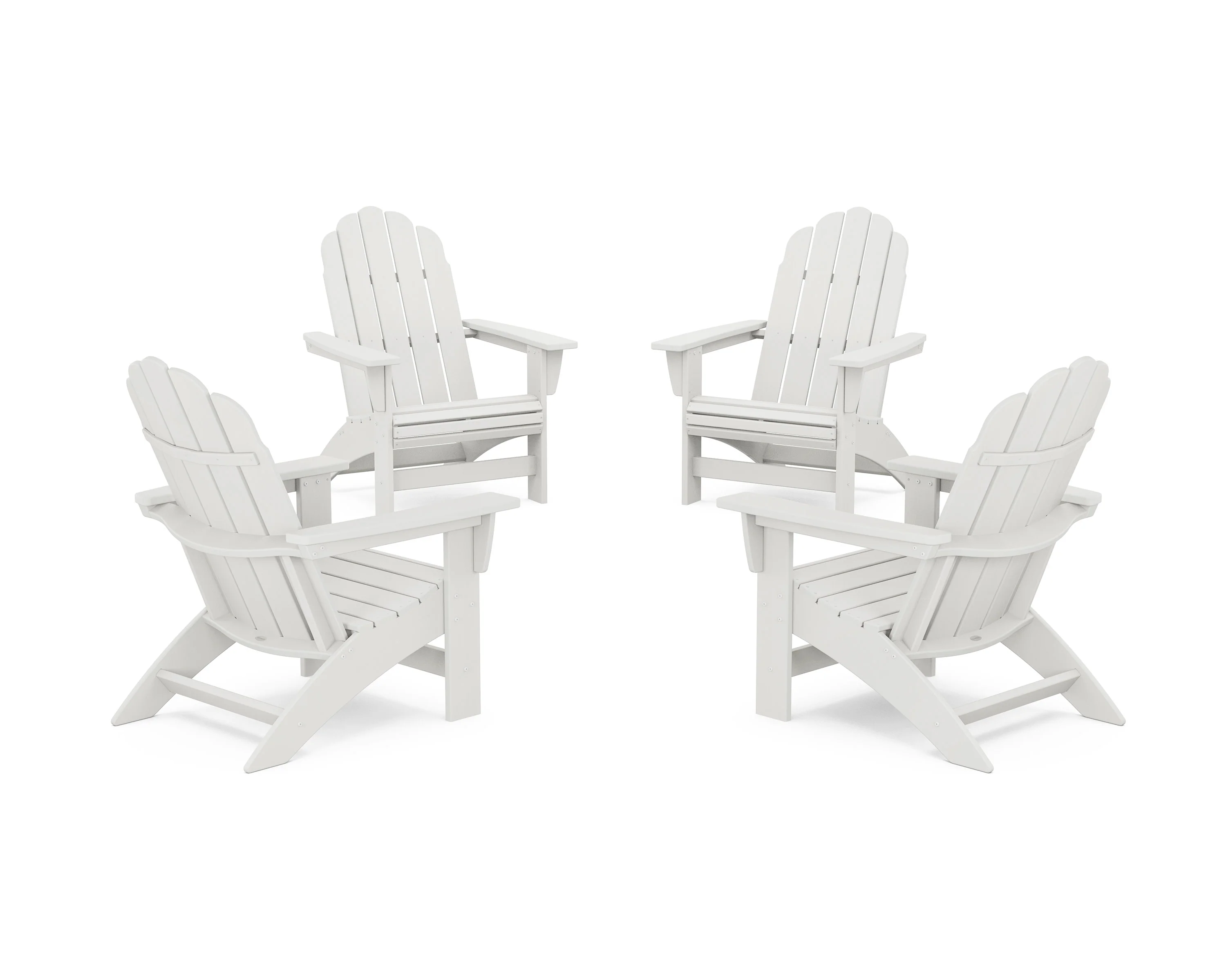 4-Piece Vineyard Grand Adirondack Chair Conversation Set - Image 16