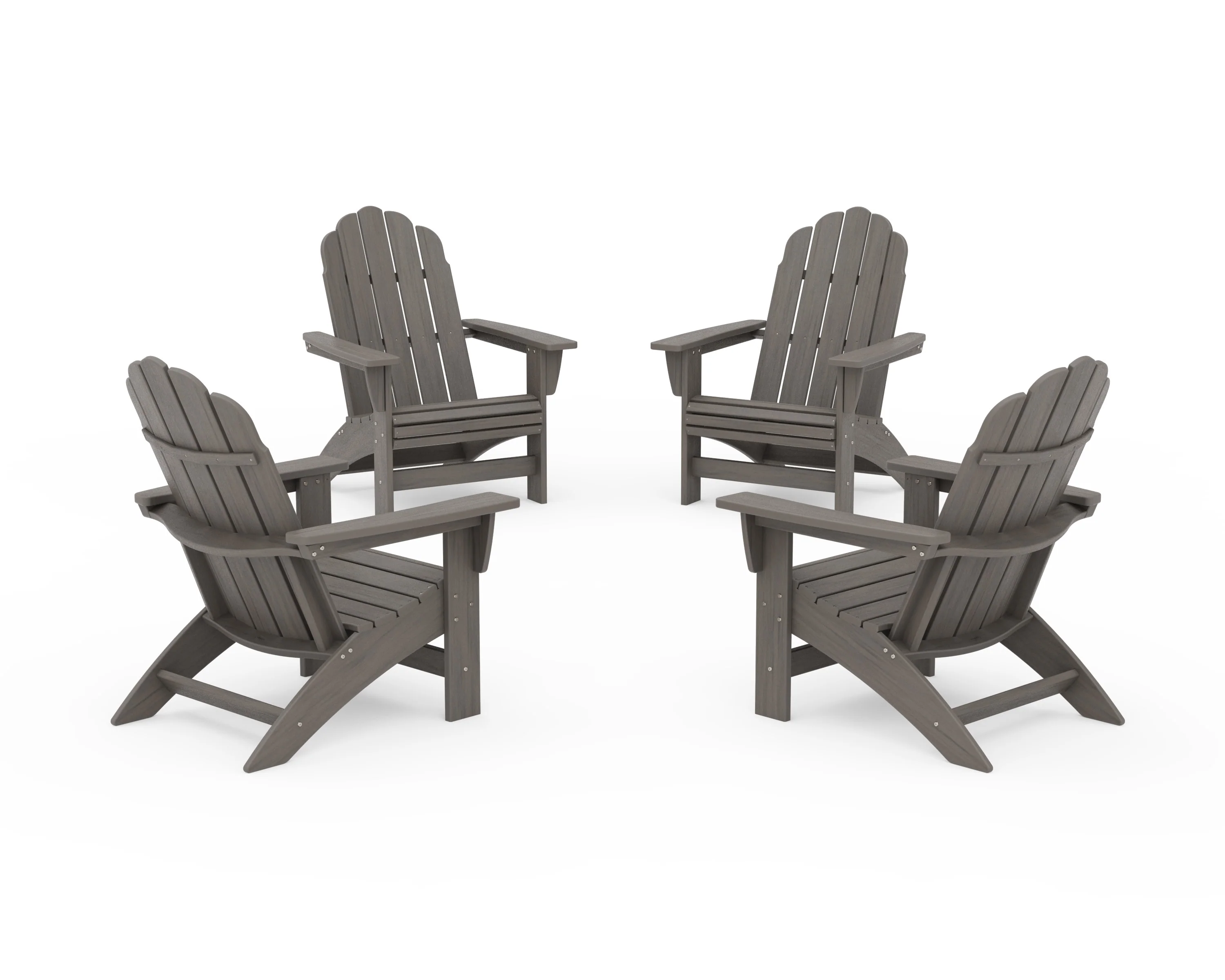 4-Piece Vineyard Grand Adirondack Chair Conversation Set - Image 18