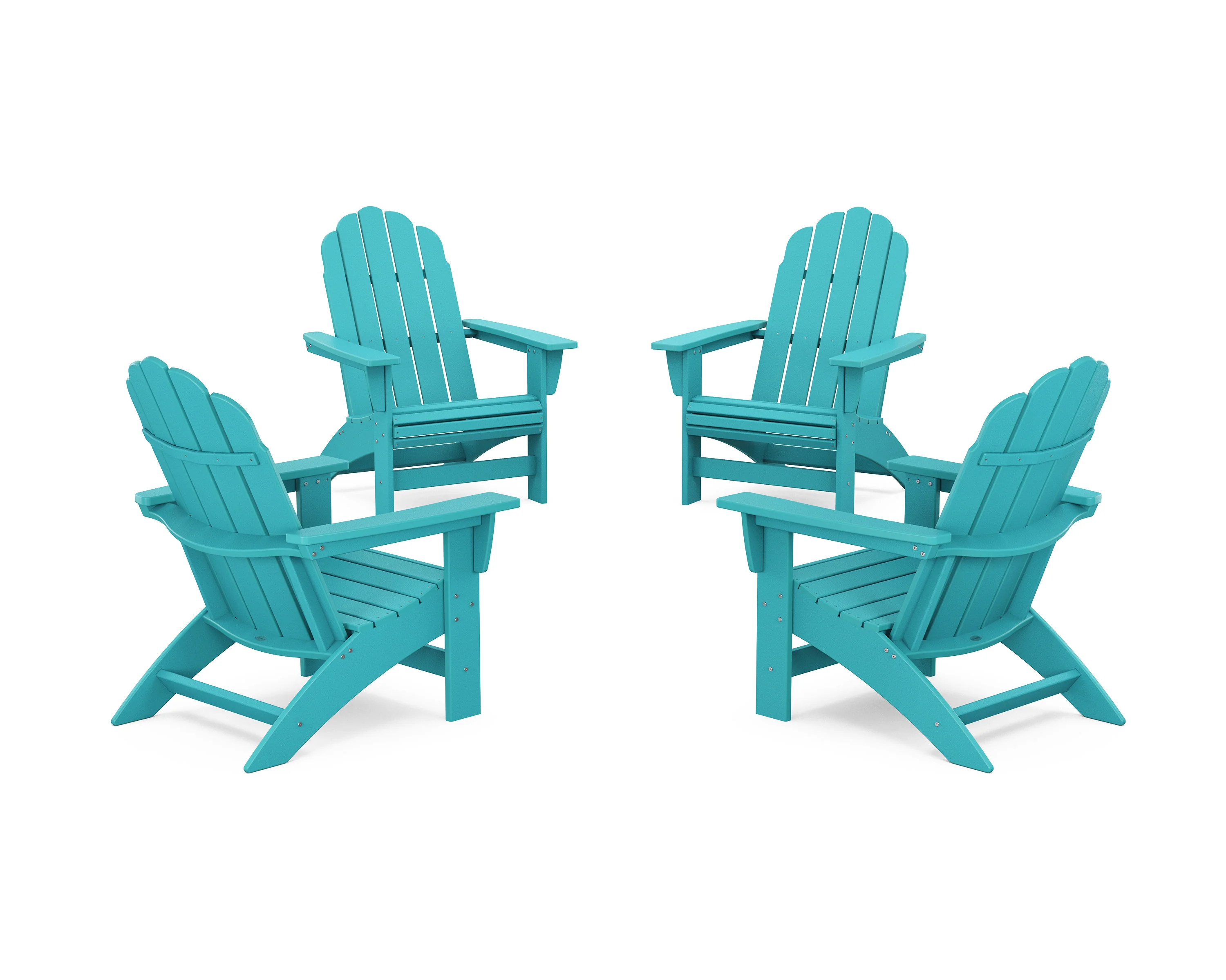 4-Piece Vineyard Grand Adirondack Chair Conversation Set - Image 2
