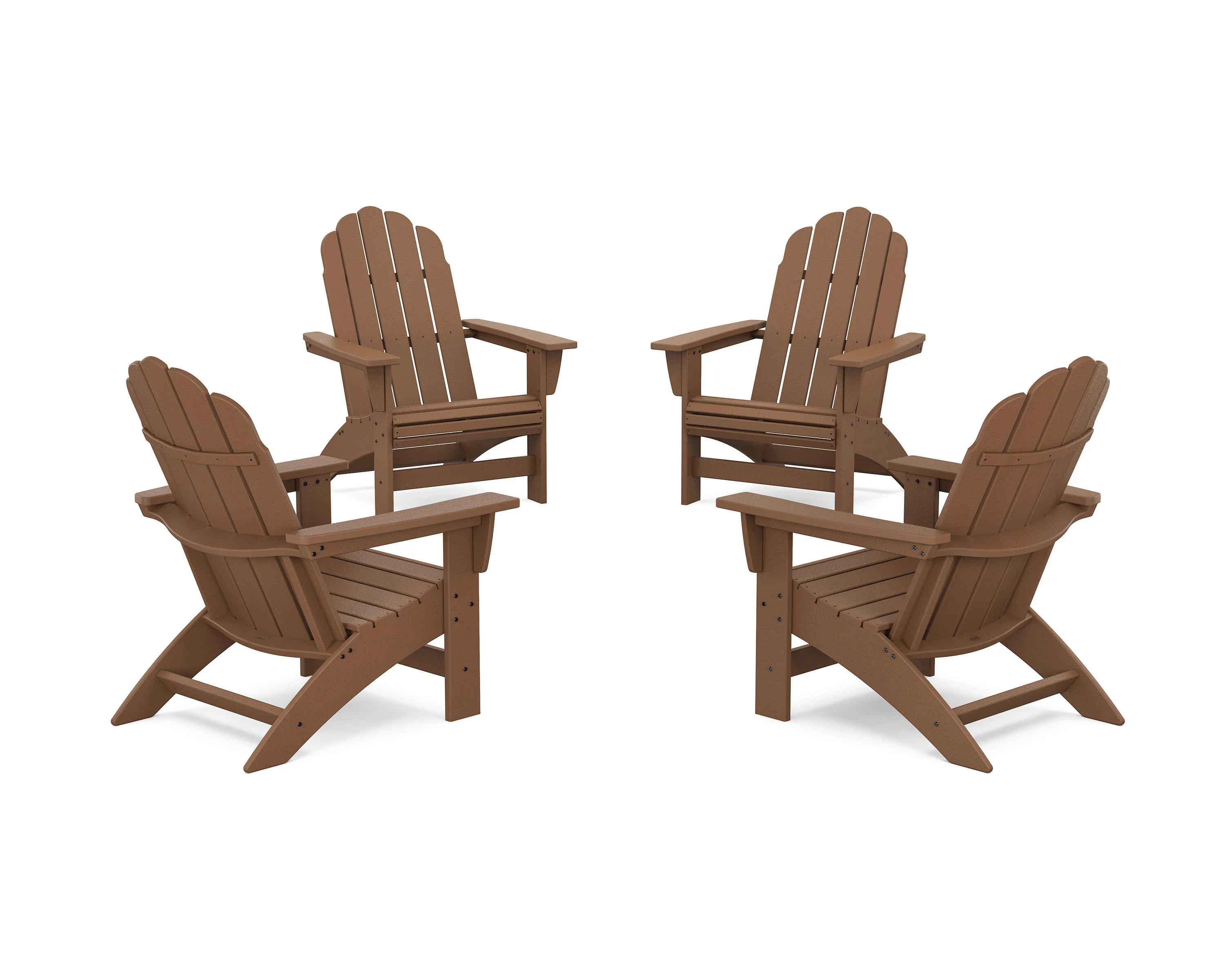 4-Piece Vineyard Grand Adirondack Chair Conversation Set - Image 3