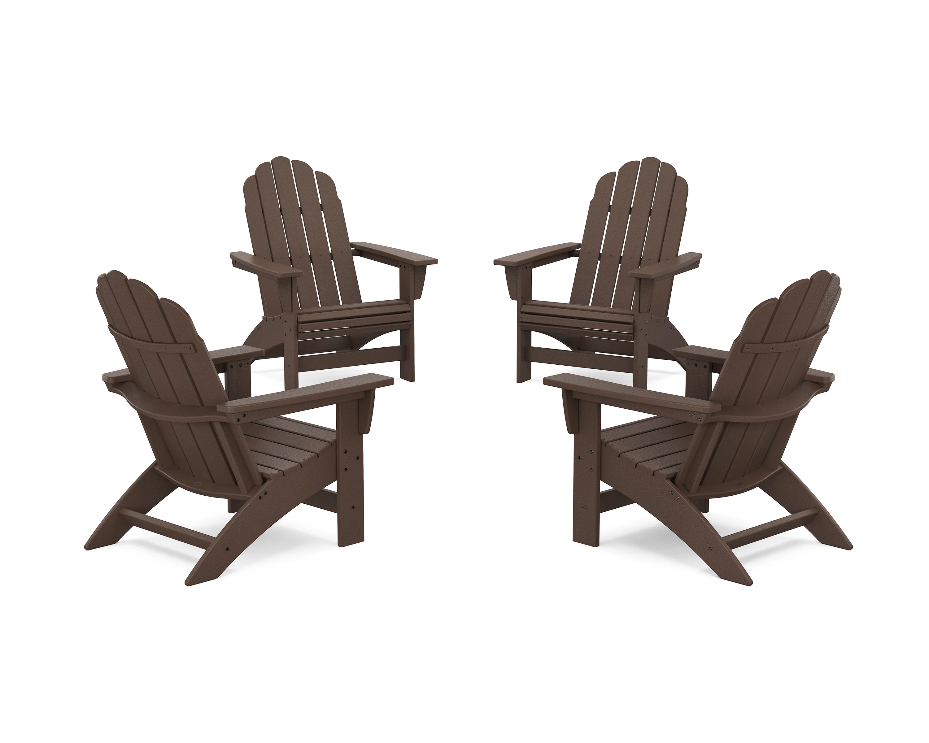 4-Piece Vineyard Grand Adirondack Chair Conversation Set - Image 7