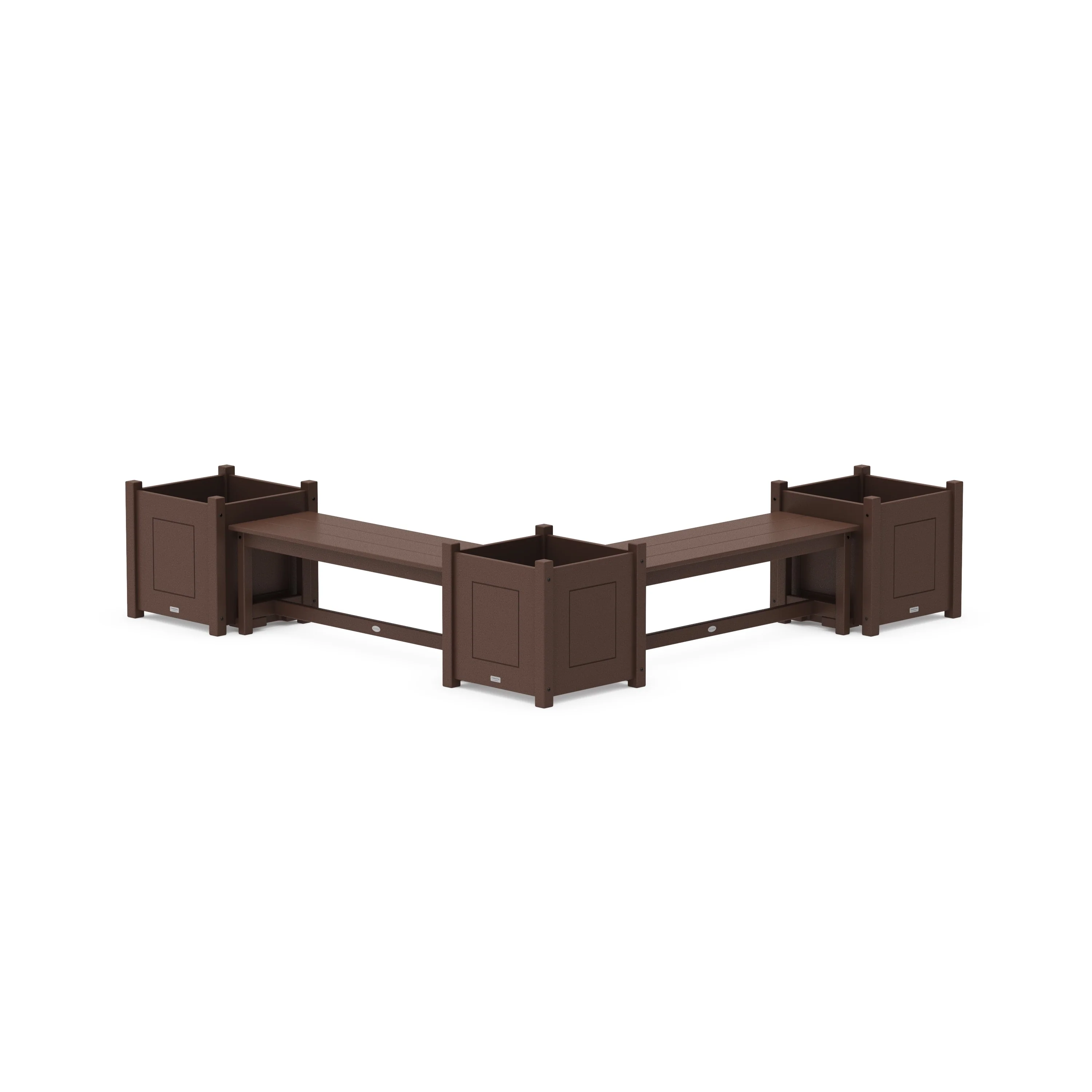 48" Country Living L- Shaped Planter Bench Corner Set - Large - Image 4