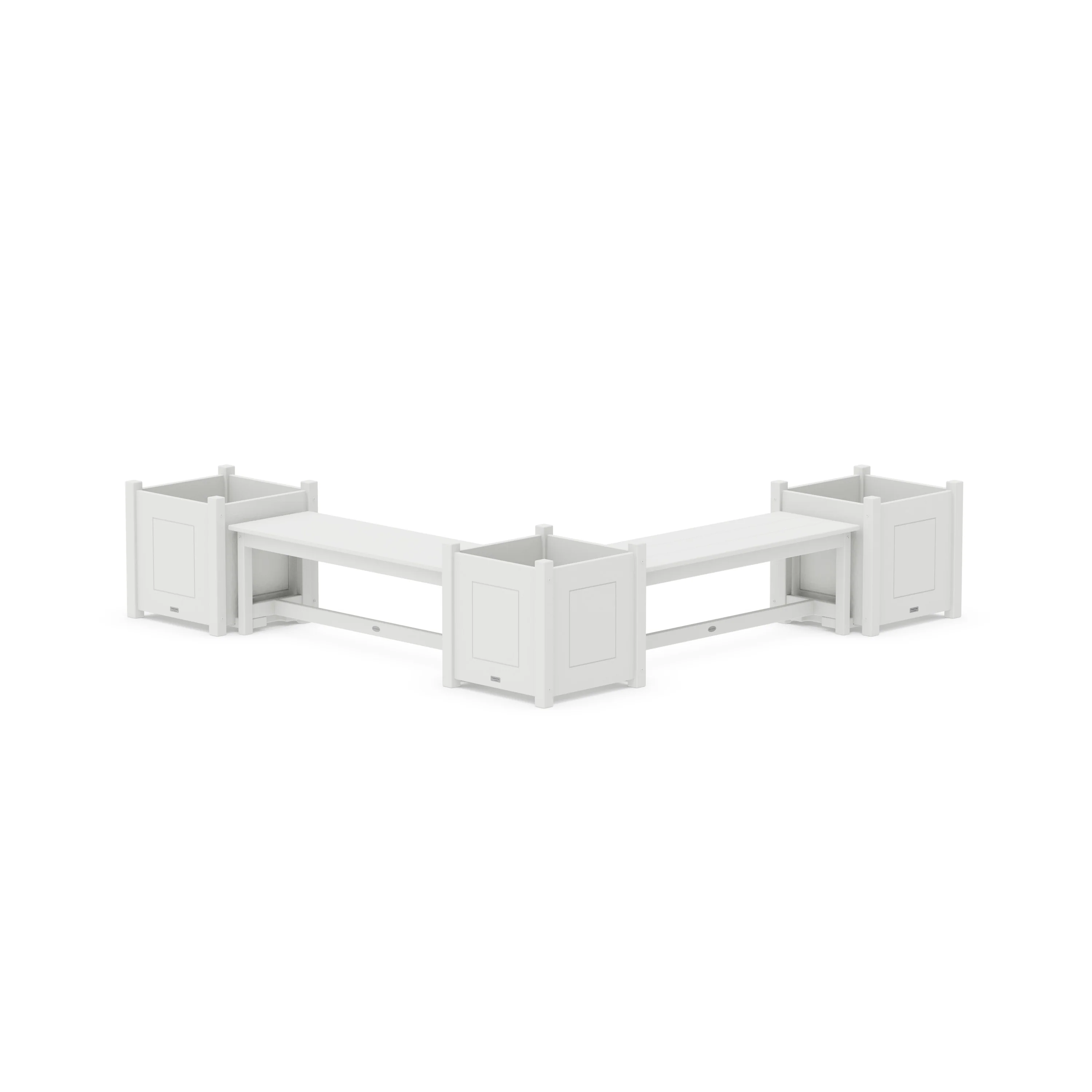 48" Country Living L- Shaped Planter Bench Corner Set - Large - Image 7