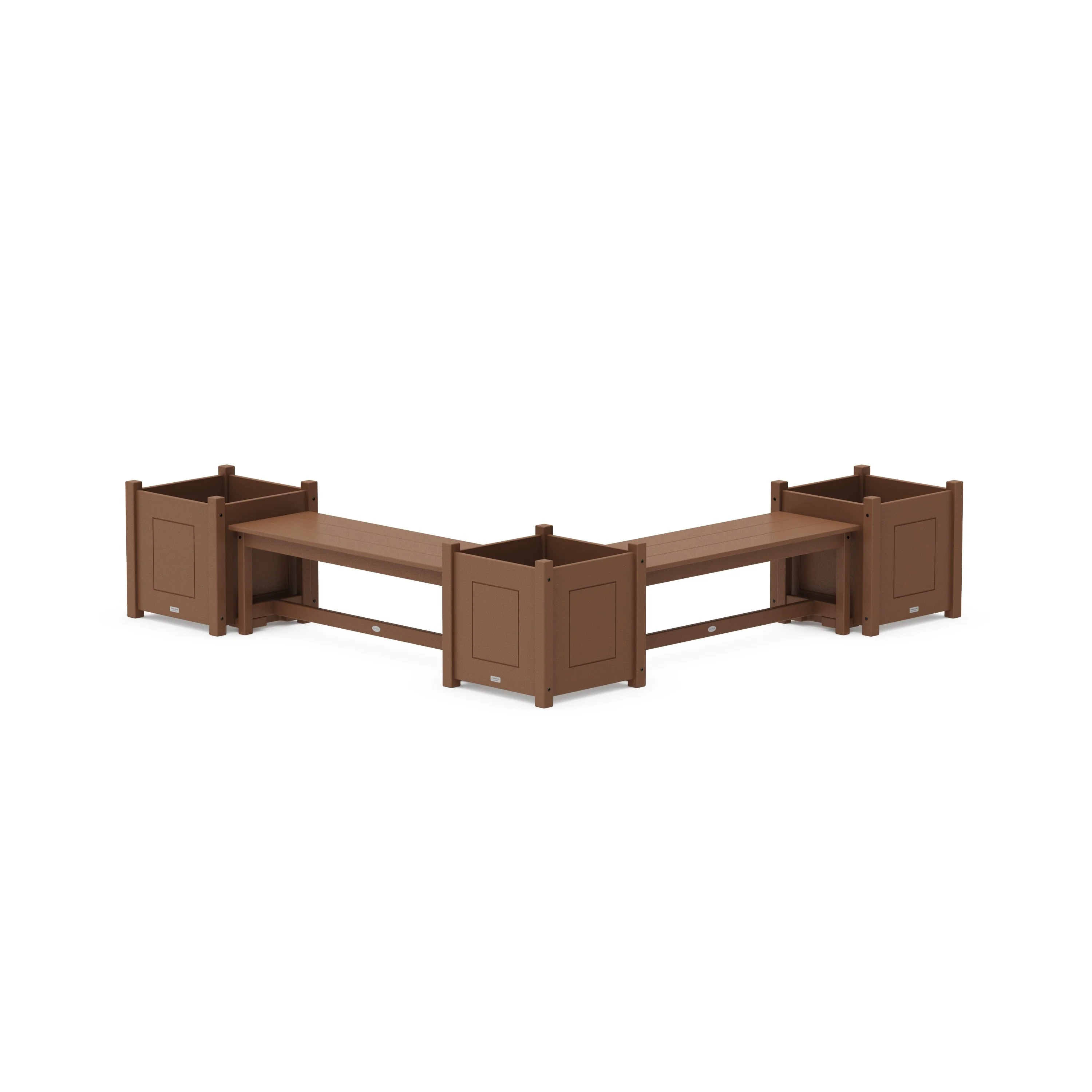 48" Country Living L- Shaped Planter Bench Corner Set - Large - Image 8