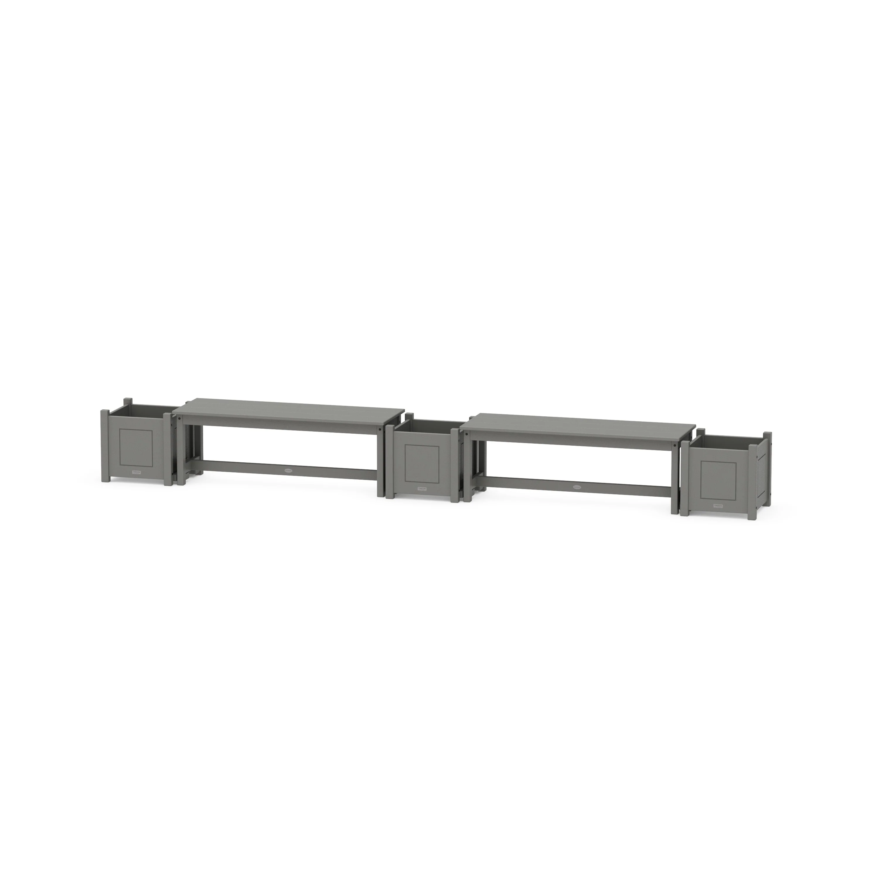 48" Country Living L- Shaped Planter Bench Corner Set - Image 2