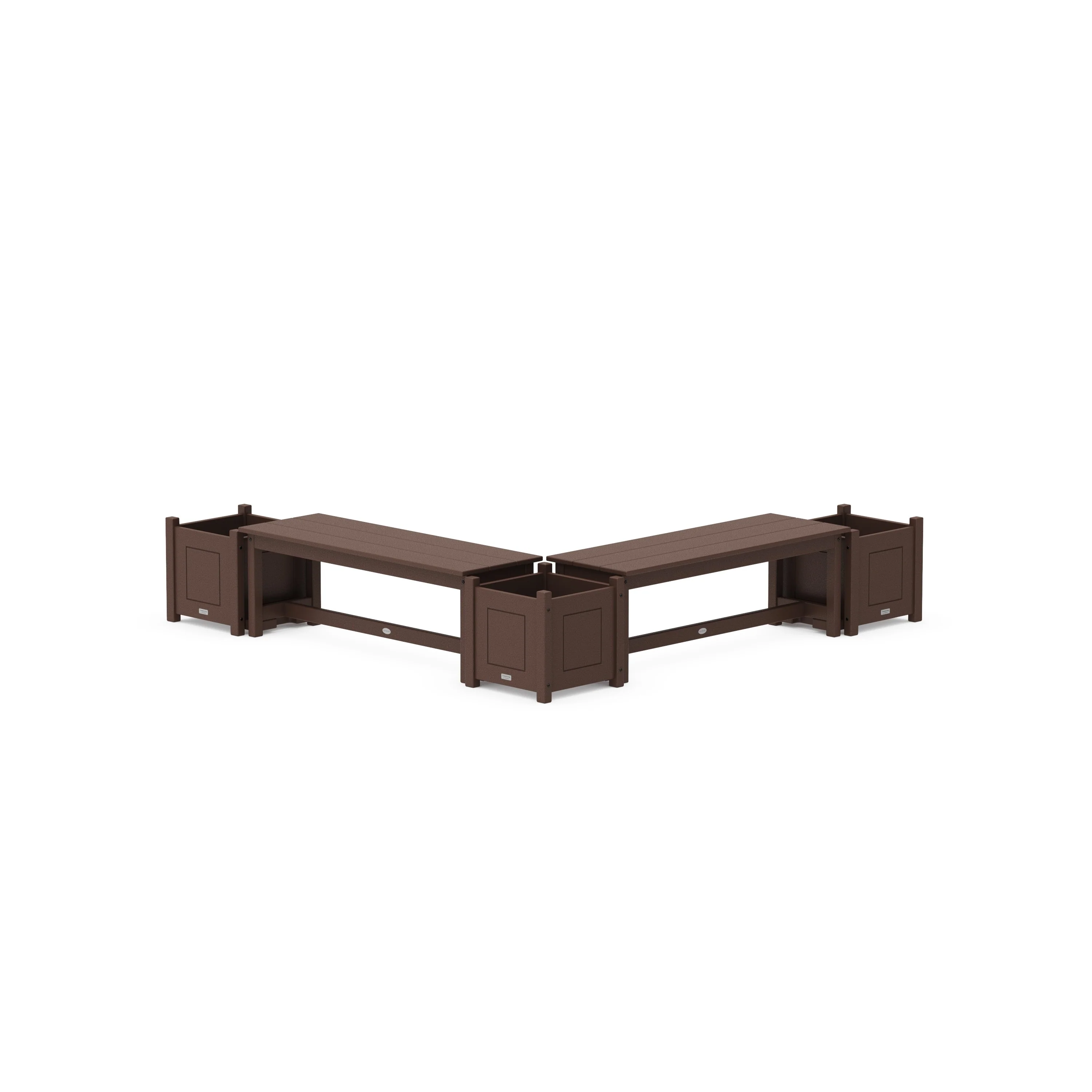 48" Country Living L- Shaped Planter Bench Corner Set - Image 4