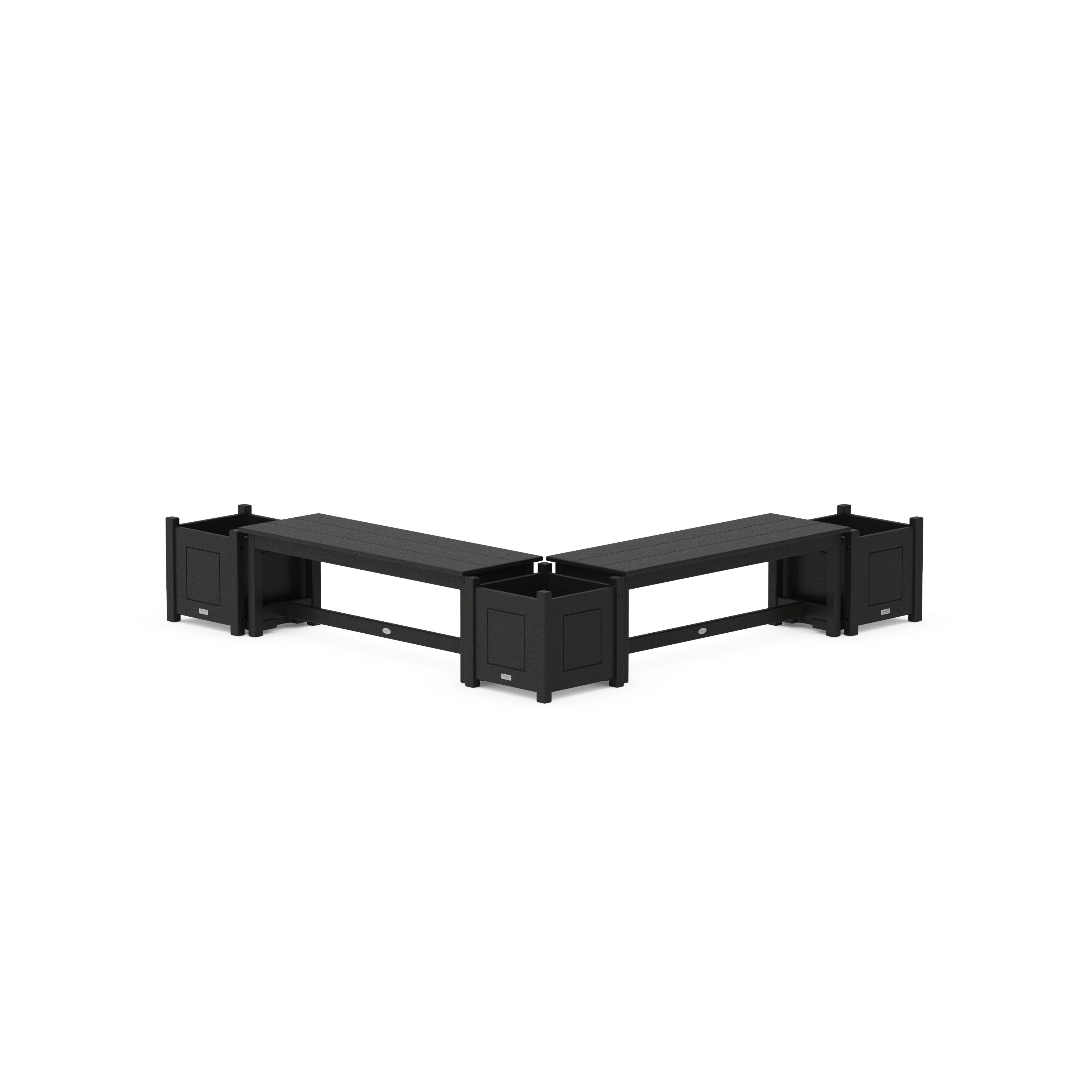 48" Country Living L- Shaped Planter Bench Corner Set - Image 5