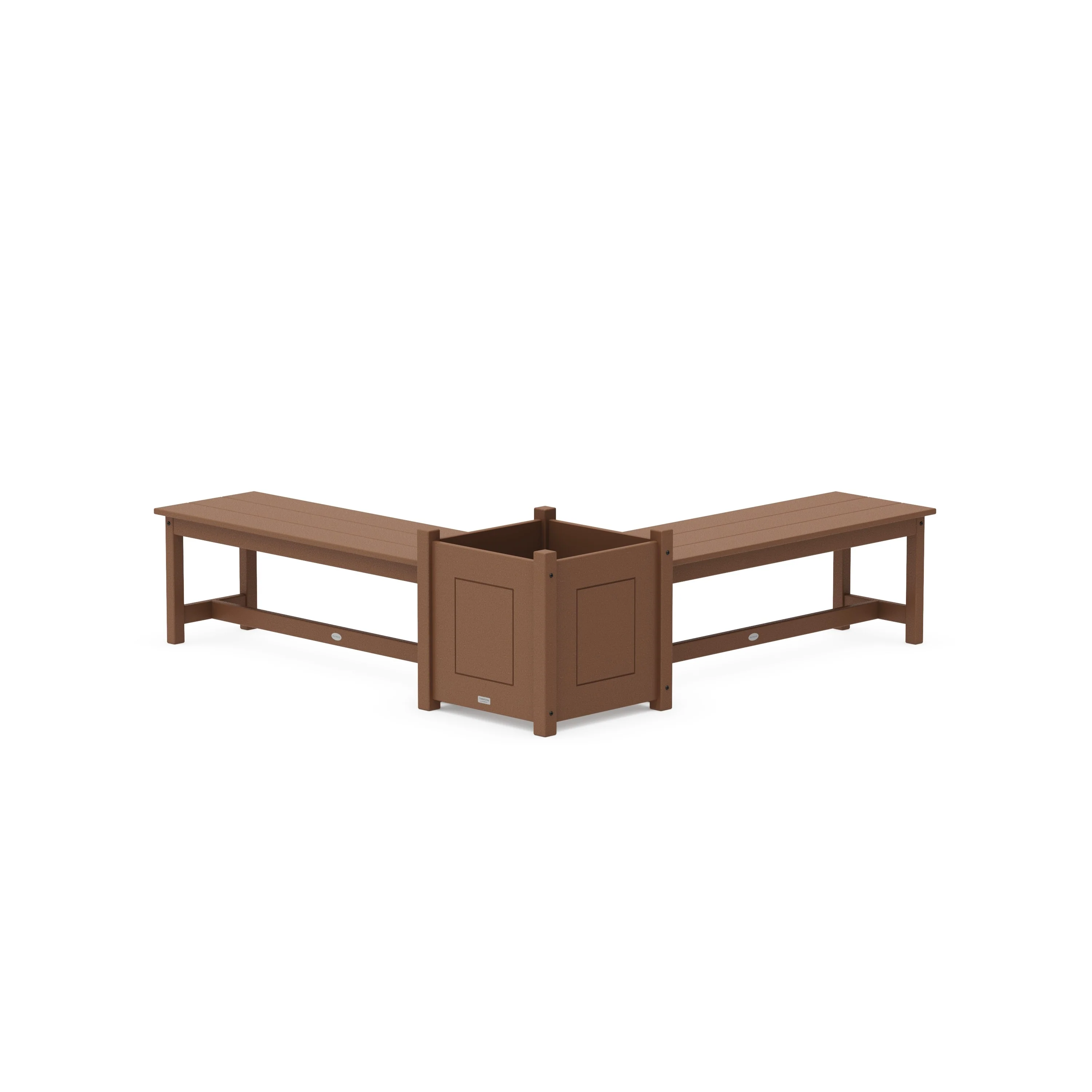 48" Country Living L- Shaped Planter Bench Set- Large - Image 3