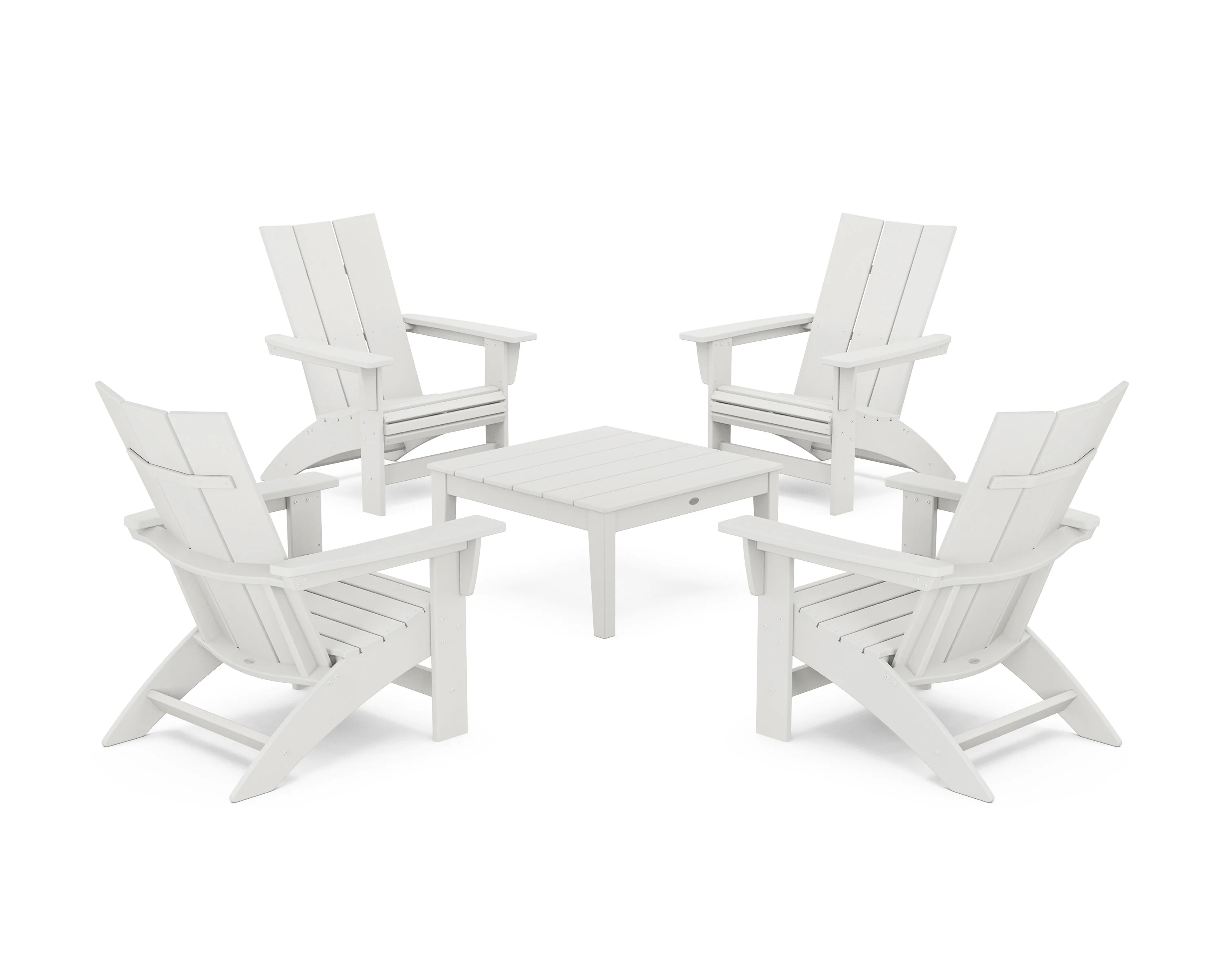 5-Piece Modern Grand Adirondack Chair Conversation Group - Image 10