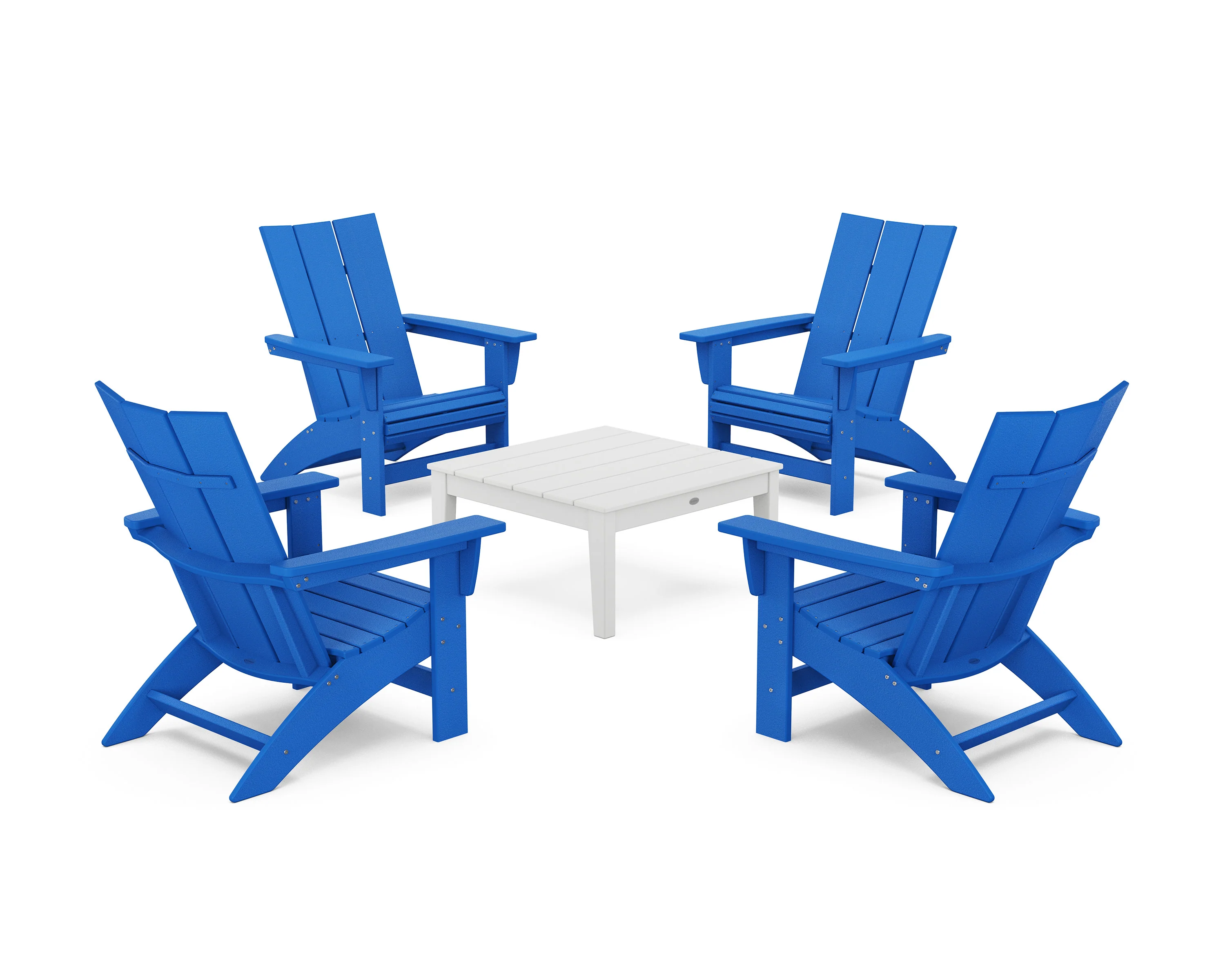 5-Piece Modern Grand Adirondack Chair Conversation Group - Image 11