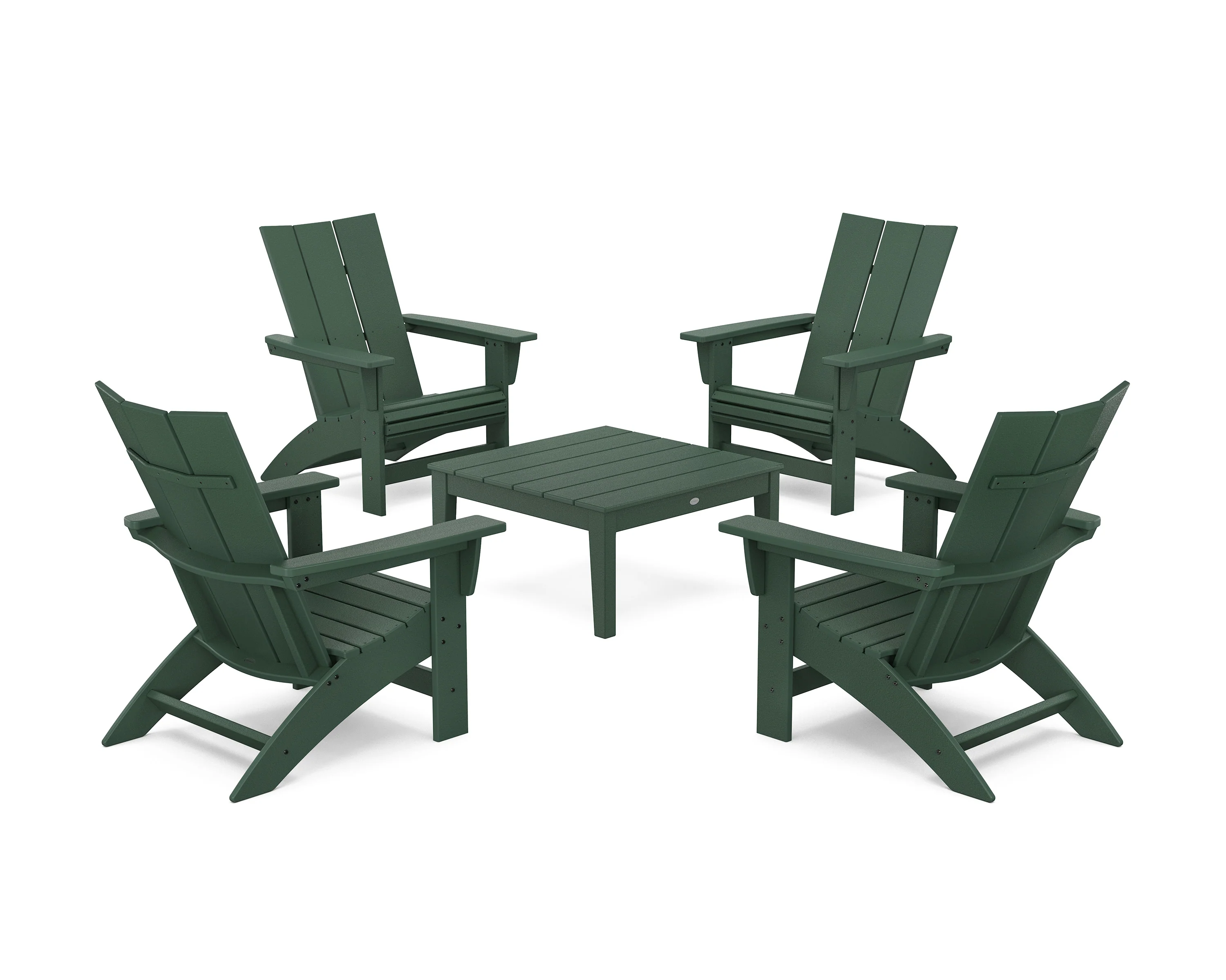 5-Piece Modern Grand Adirondack Chair Conversation Group - Image 12