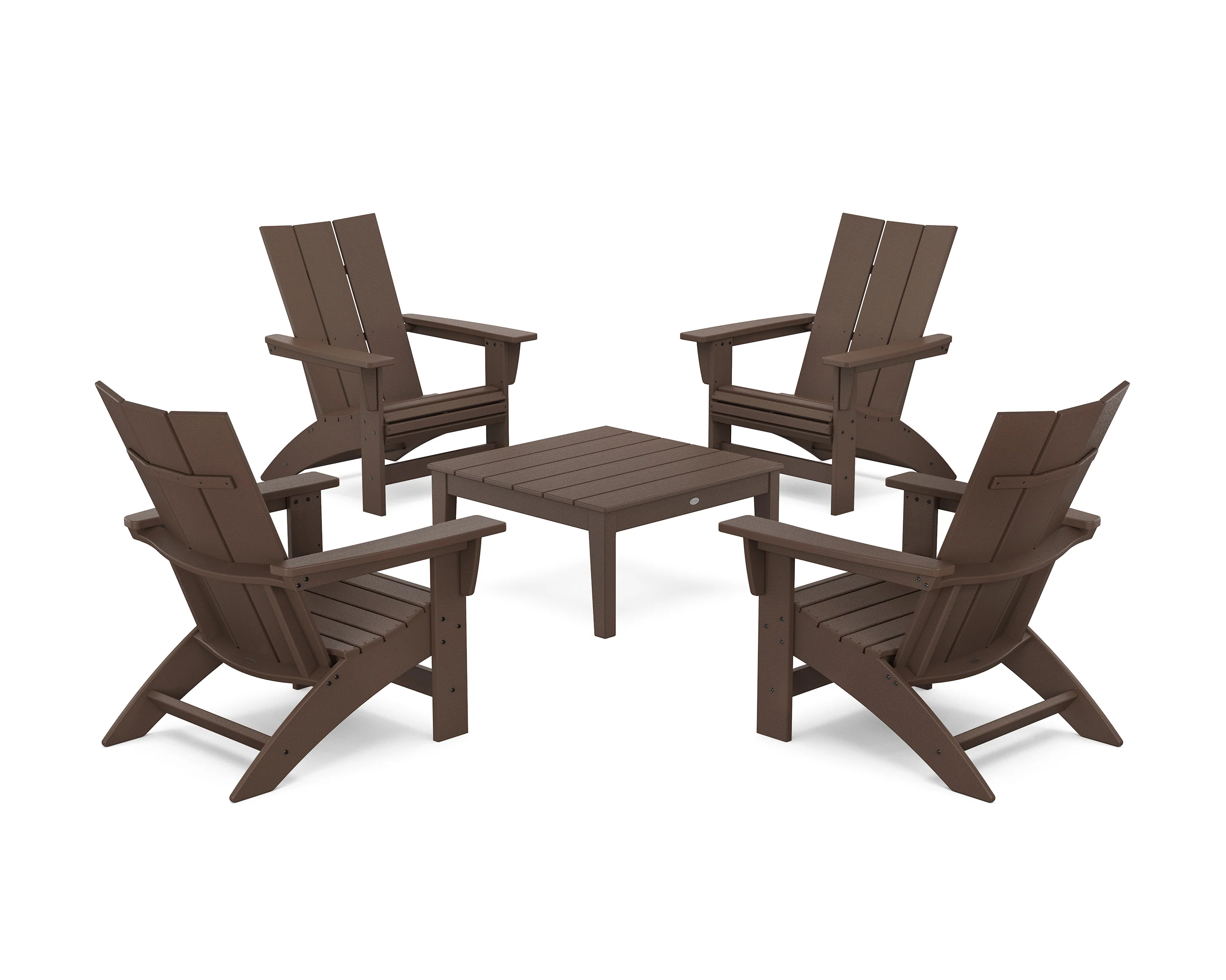 5-Piece Modern Grand Adirondack Chair Conversation Group - Image 15