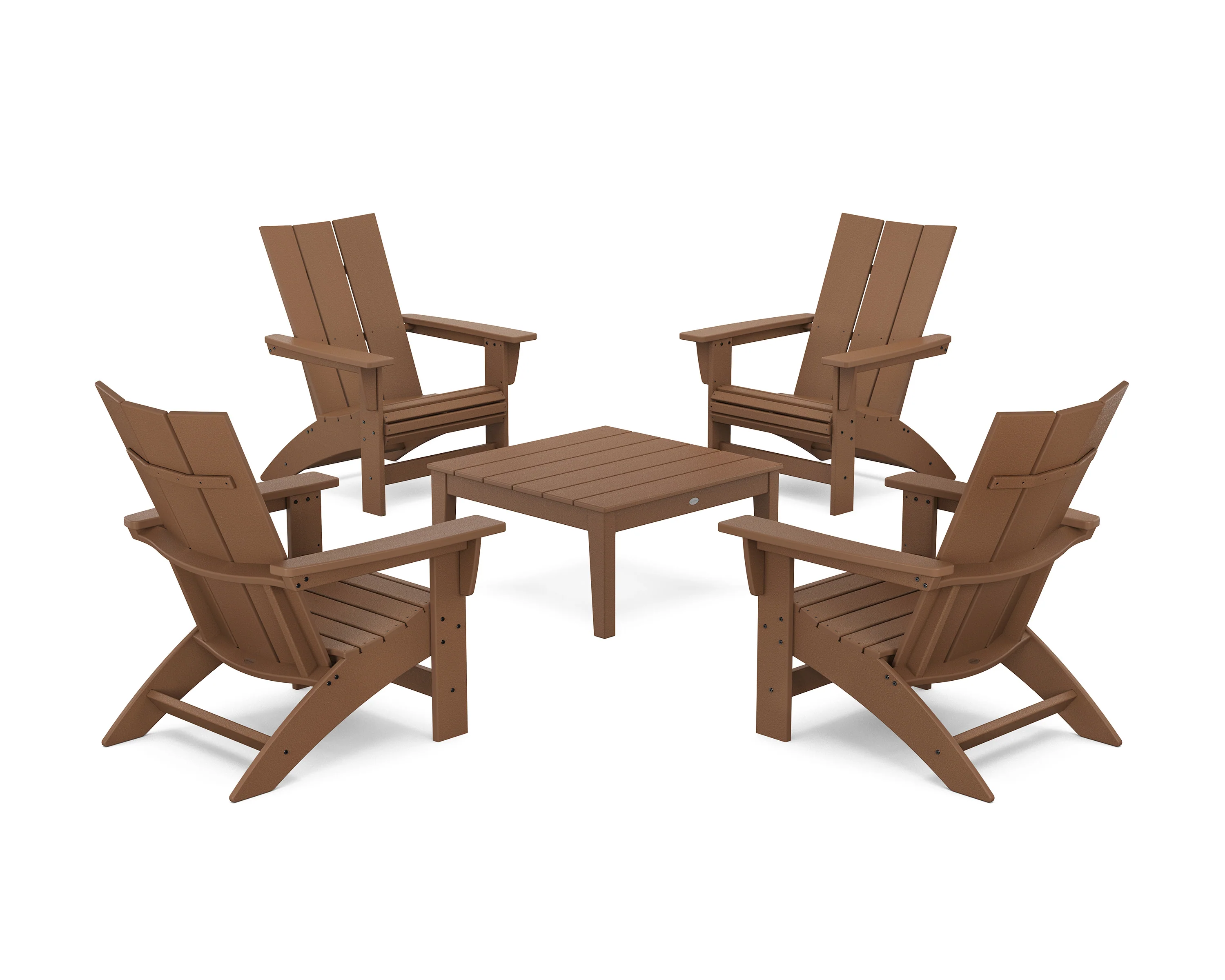 5-Piece Modern Grand Adirondack Chair Conversation Group - Image 16