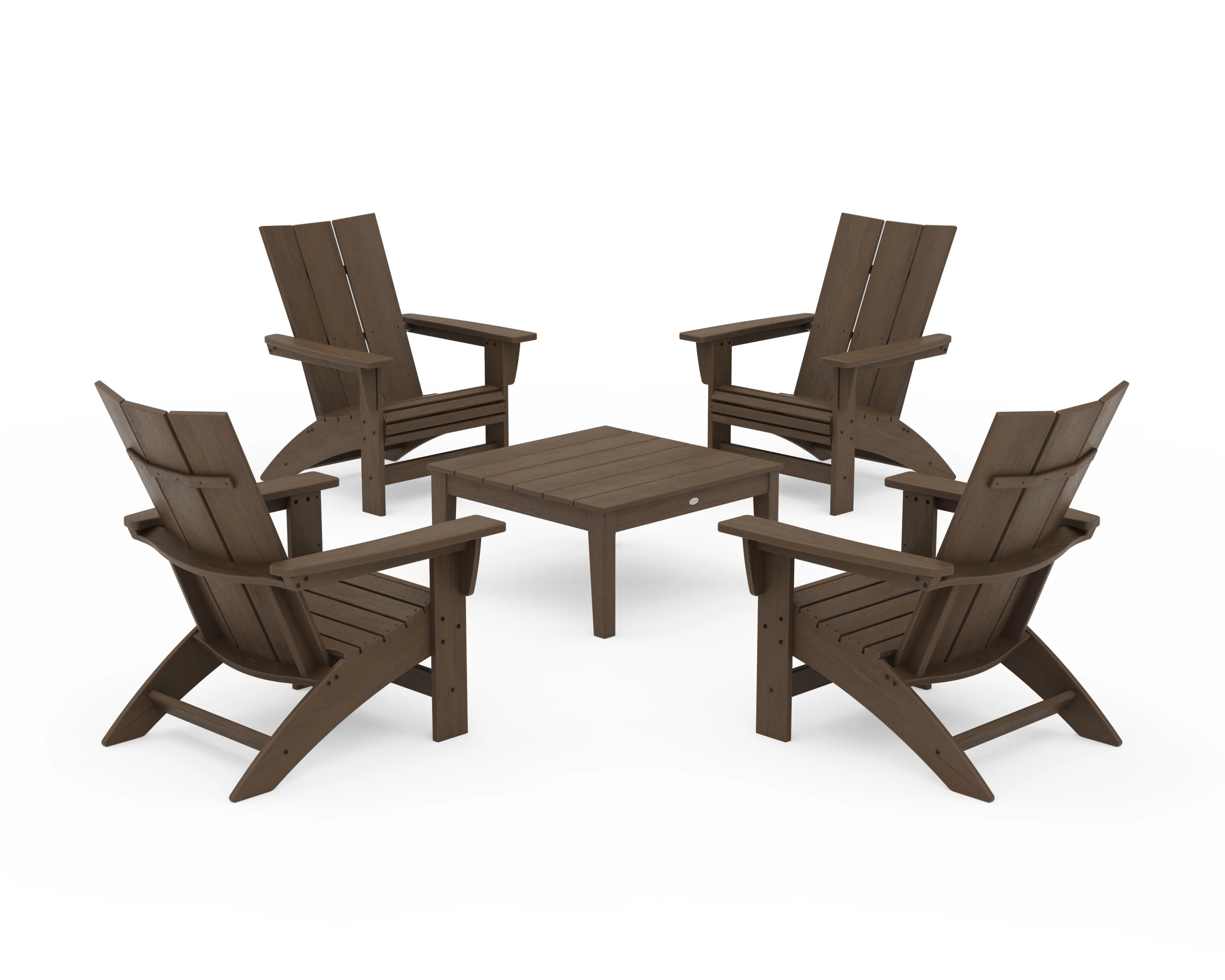 5-Piece Modern Grand Adirondack Chair Conversation Group - Image 19