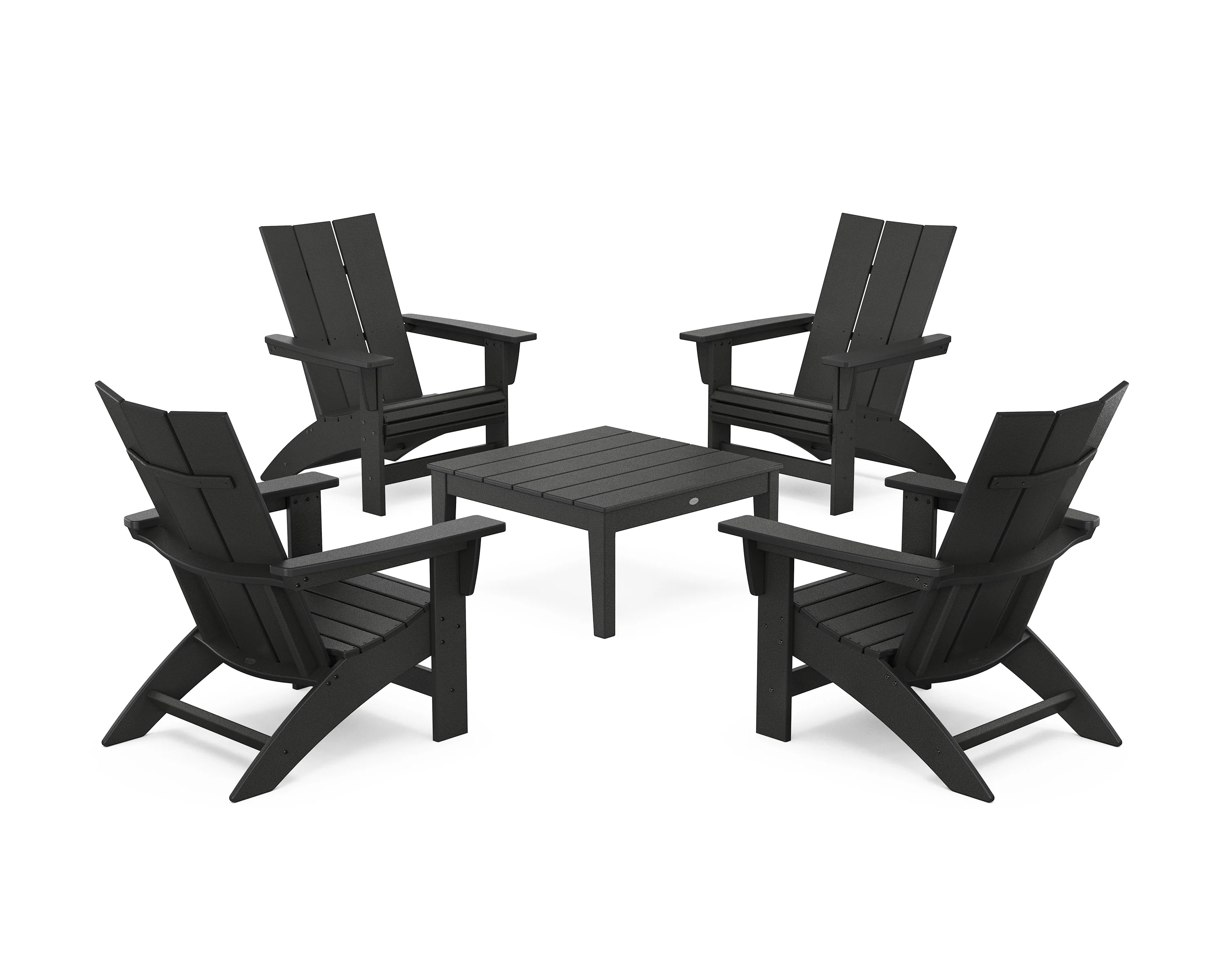 5-Piece Modern Grand Adirondack Chair Conversation Group - Image 8