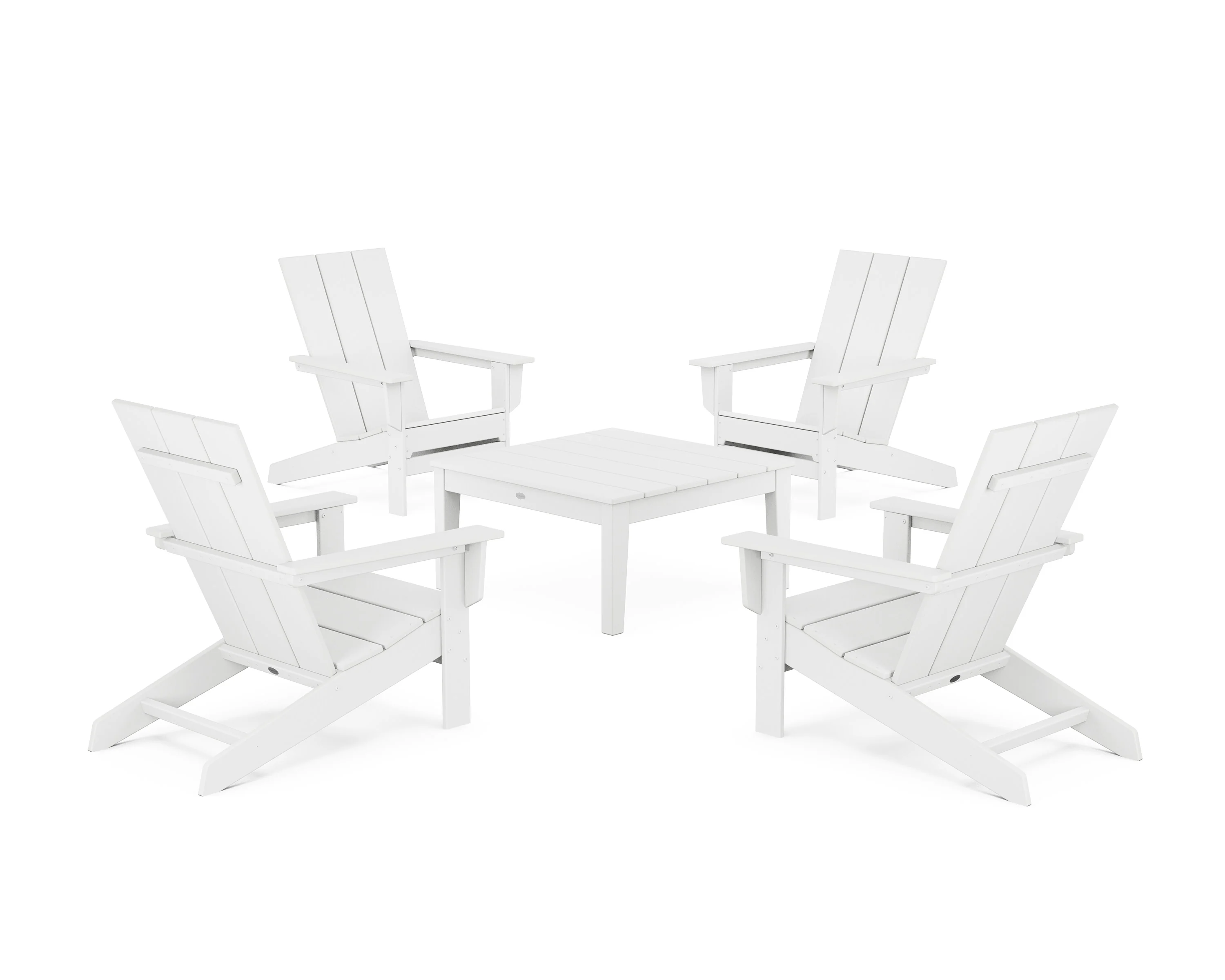 5-Piece Modern Studio Adirondack Chair Conversation Group - Image 2