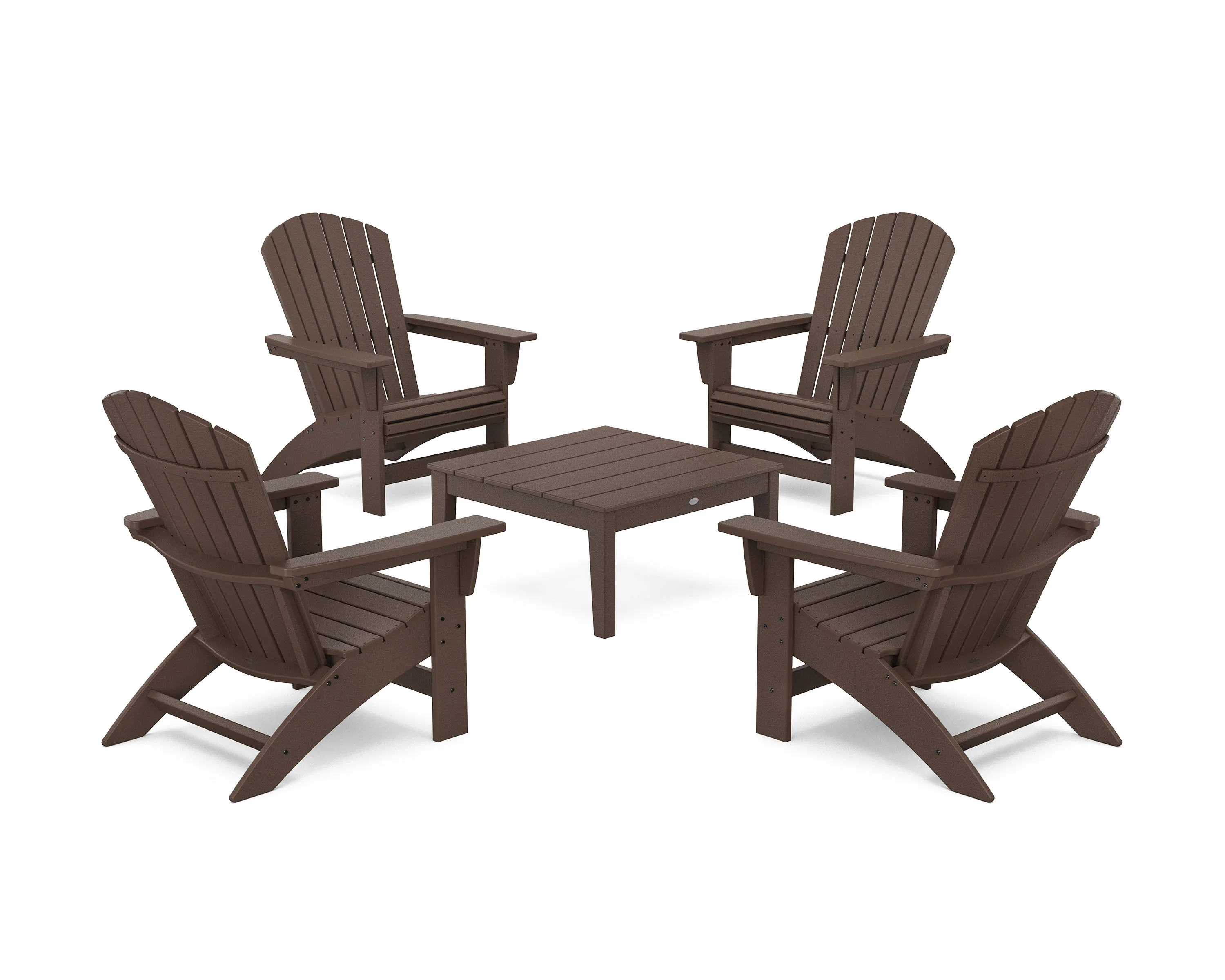 5-Piece Nautical Grand Adirondack Chair Conversation Group - Image 10