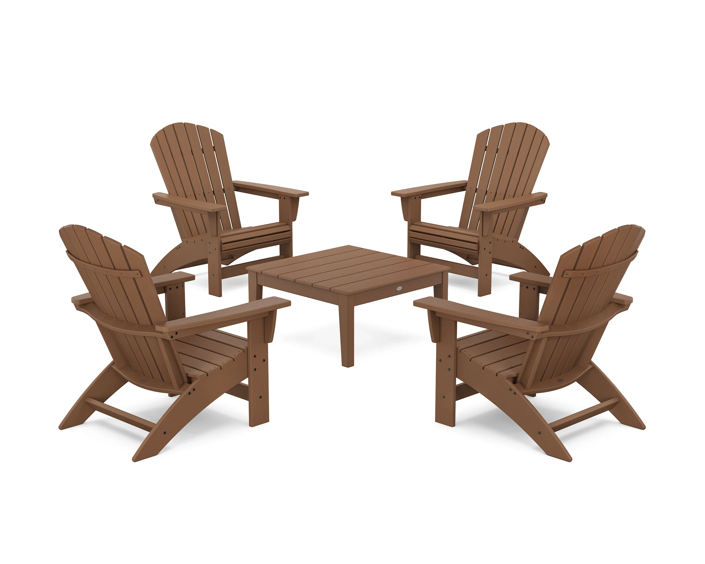 5-Piece Nautical Grand Adirondack Chair Conversation Group - Image 11