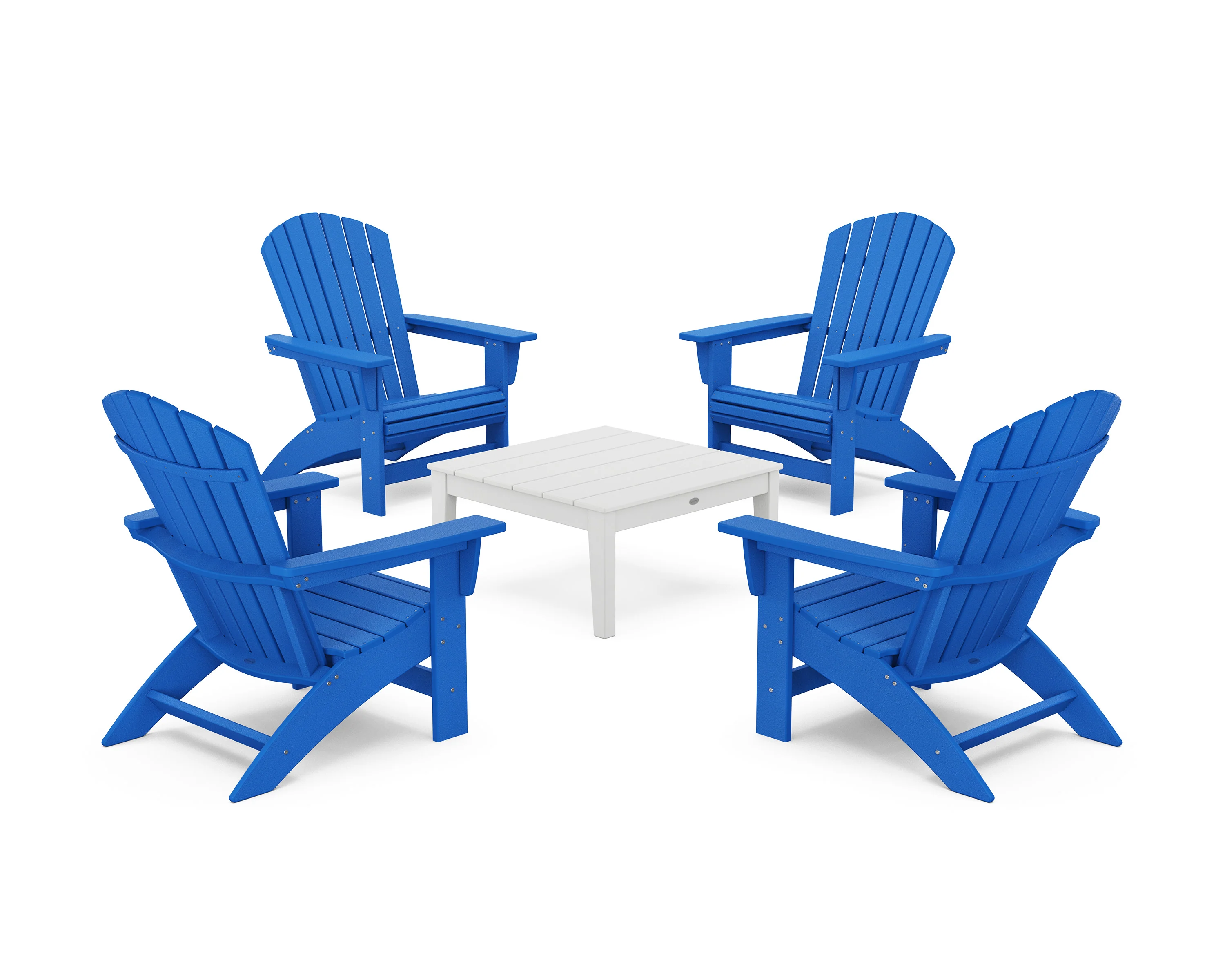 5-Piece Nautical Grand Adirondack Chair Conversation Group - Image 12