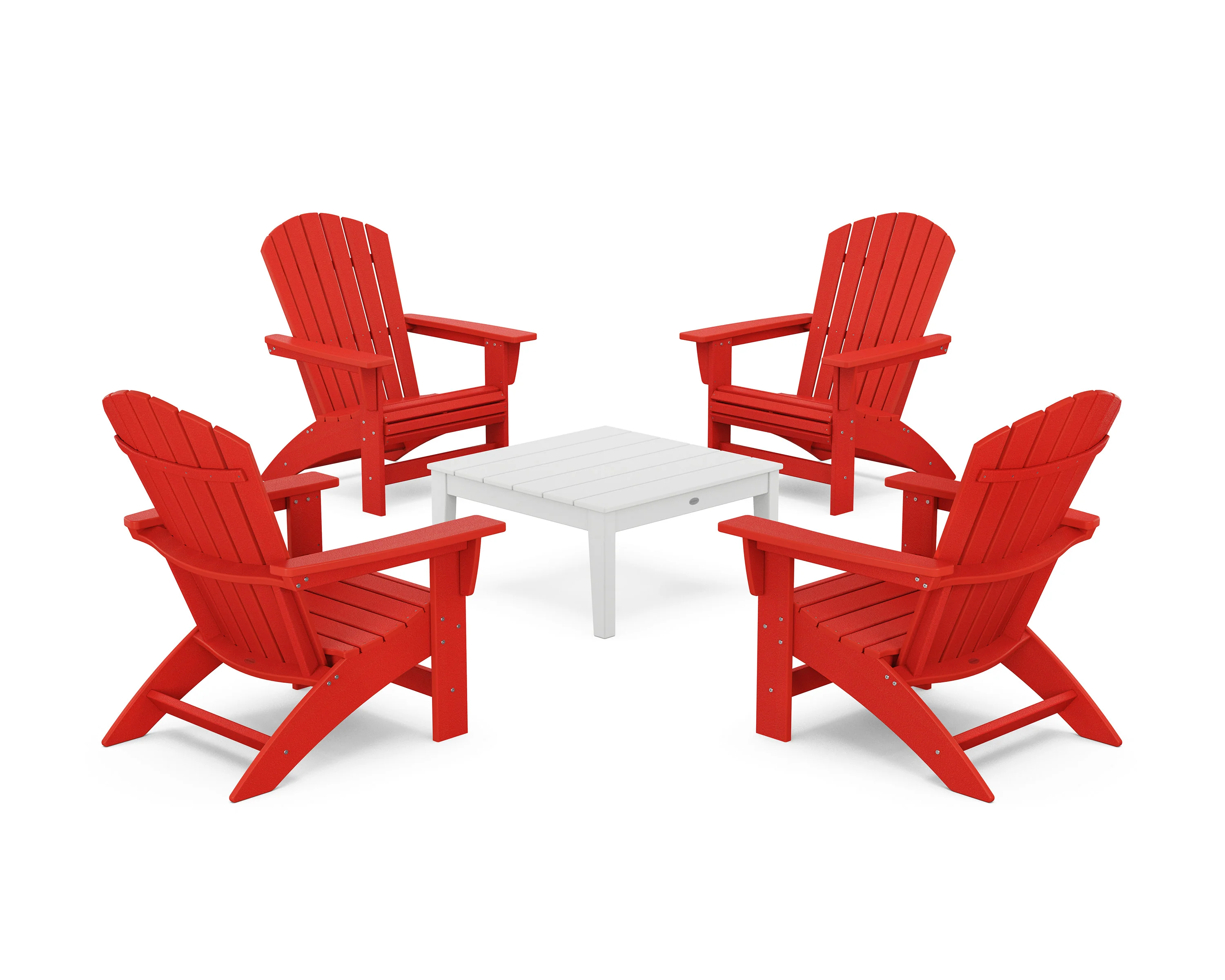 5-Piece Nautical Grand Adirondack Chair Conversation Group - Image 13