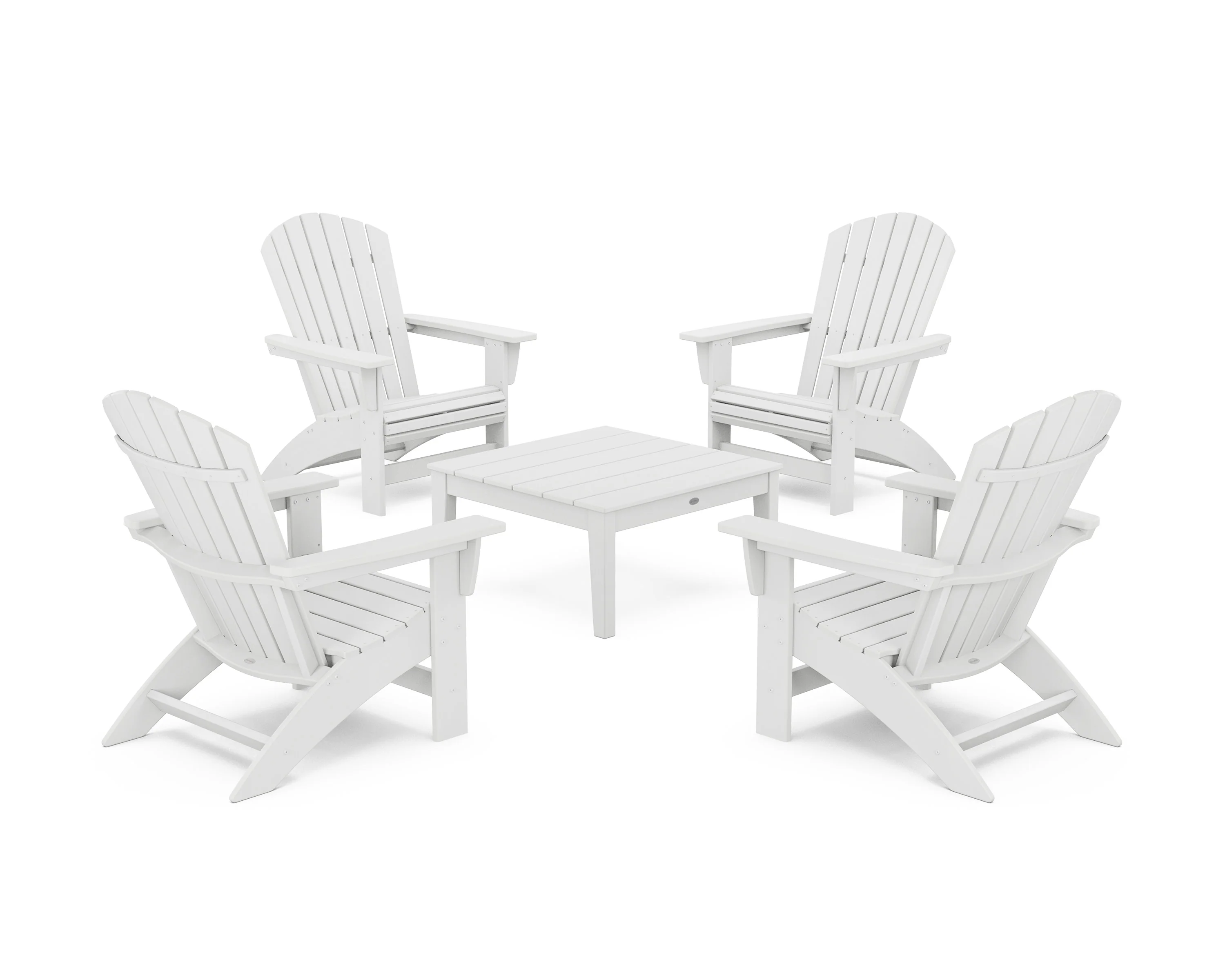 5-Piece Nautical Grand Adirondack Chair Conversation Group - Image 14