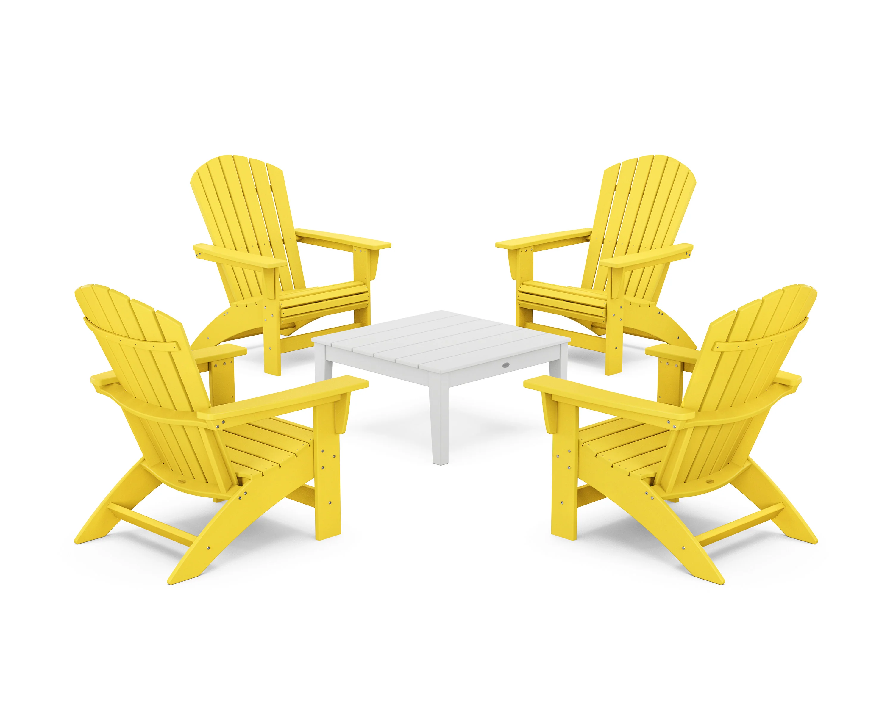 5-Piece Nautical Grand Adirondack Chair Conversation Group - Image 16