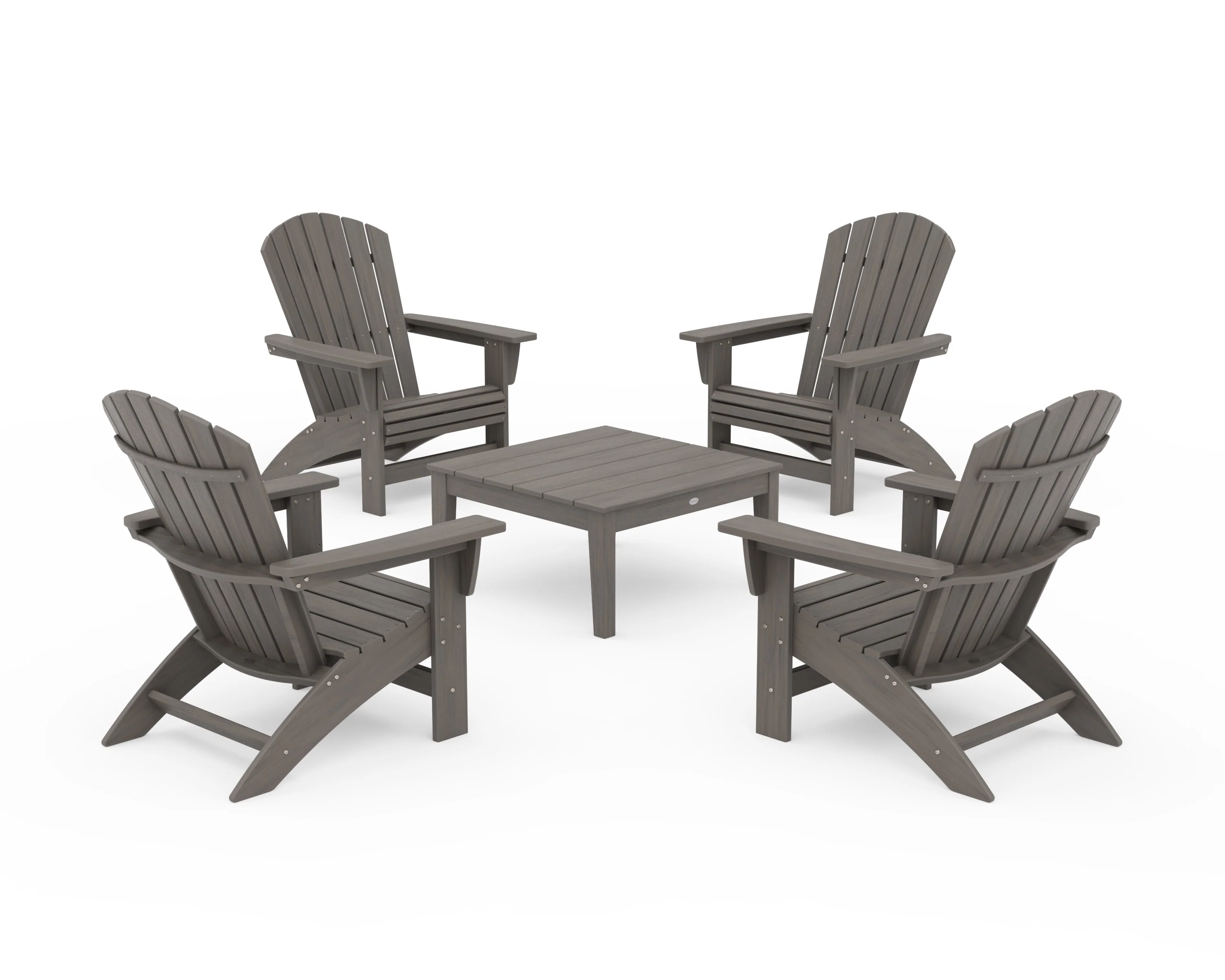 5-Piece Nautical Grand Adirondack Chair Conversation Group - Image 17