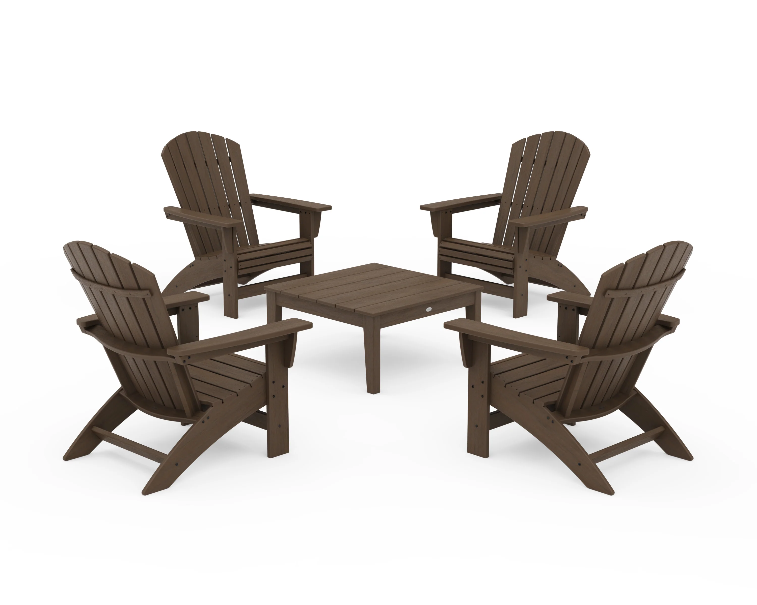 5-Piece Nautical Grand Adirondack Chair Conversation Group - Image 18