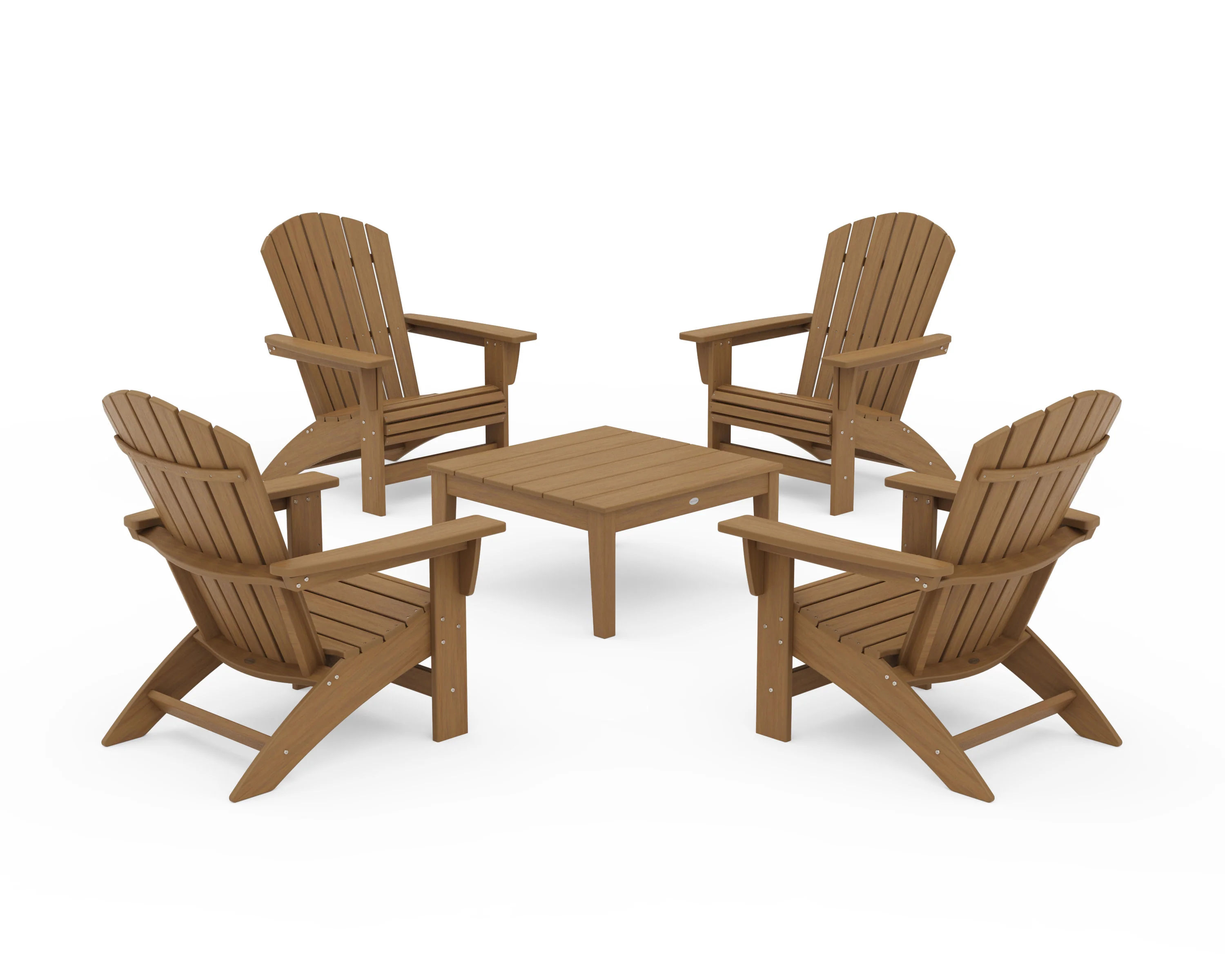 5-Piece Nautical Grand Adirondack Chair Conversation Group - Image 19