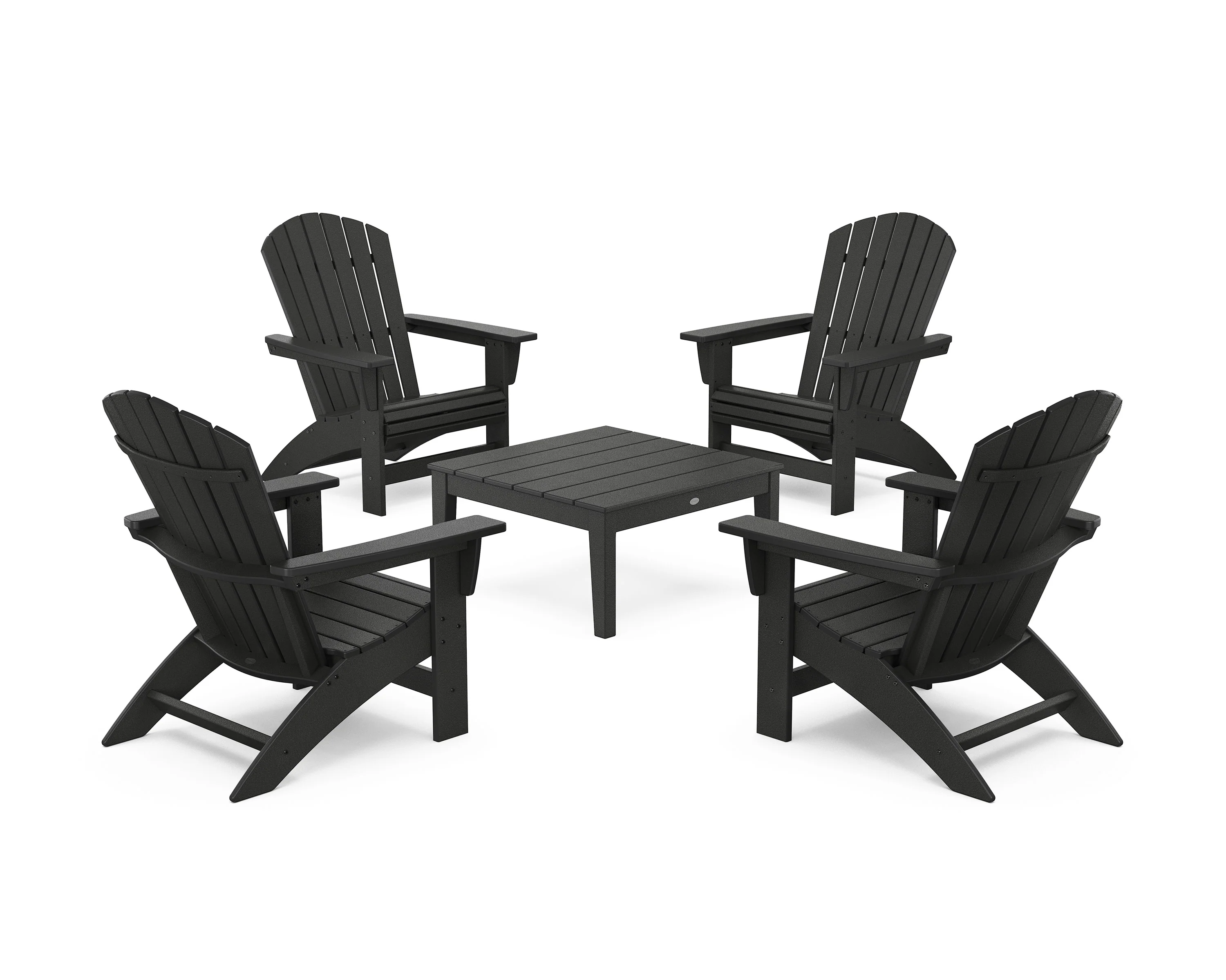 5-Piece Nautical Grand Adirondack Chair Conversation Group - Image 2