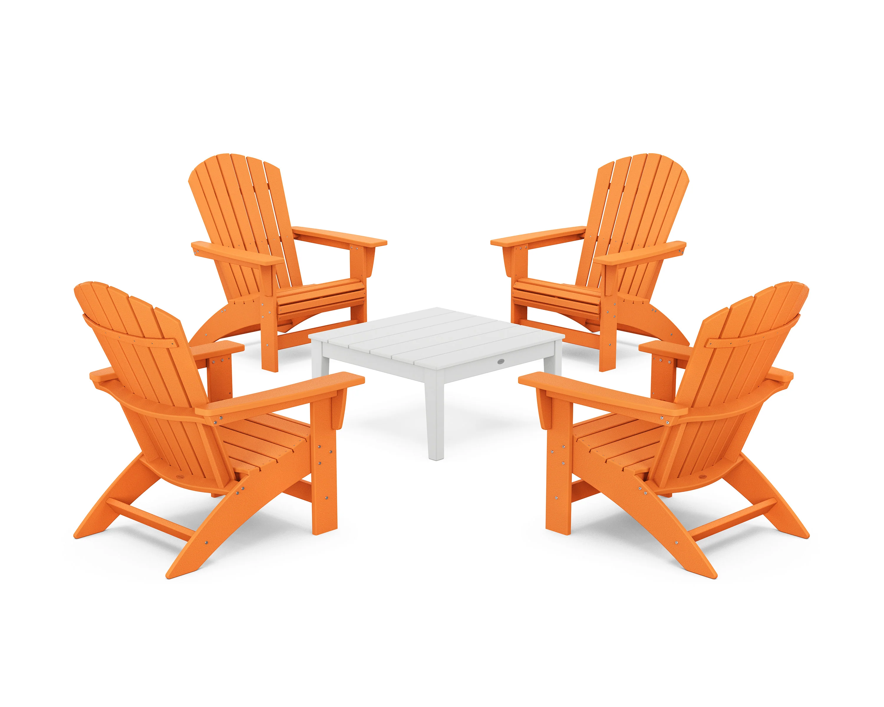 5-Piece Nautical Grand Adirondack Chair Conversation Group - Image 4