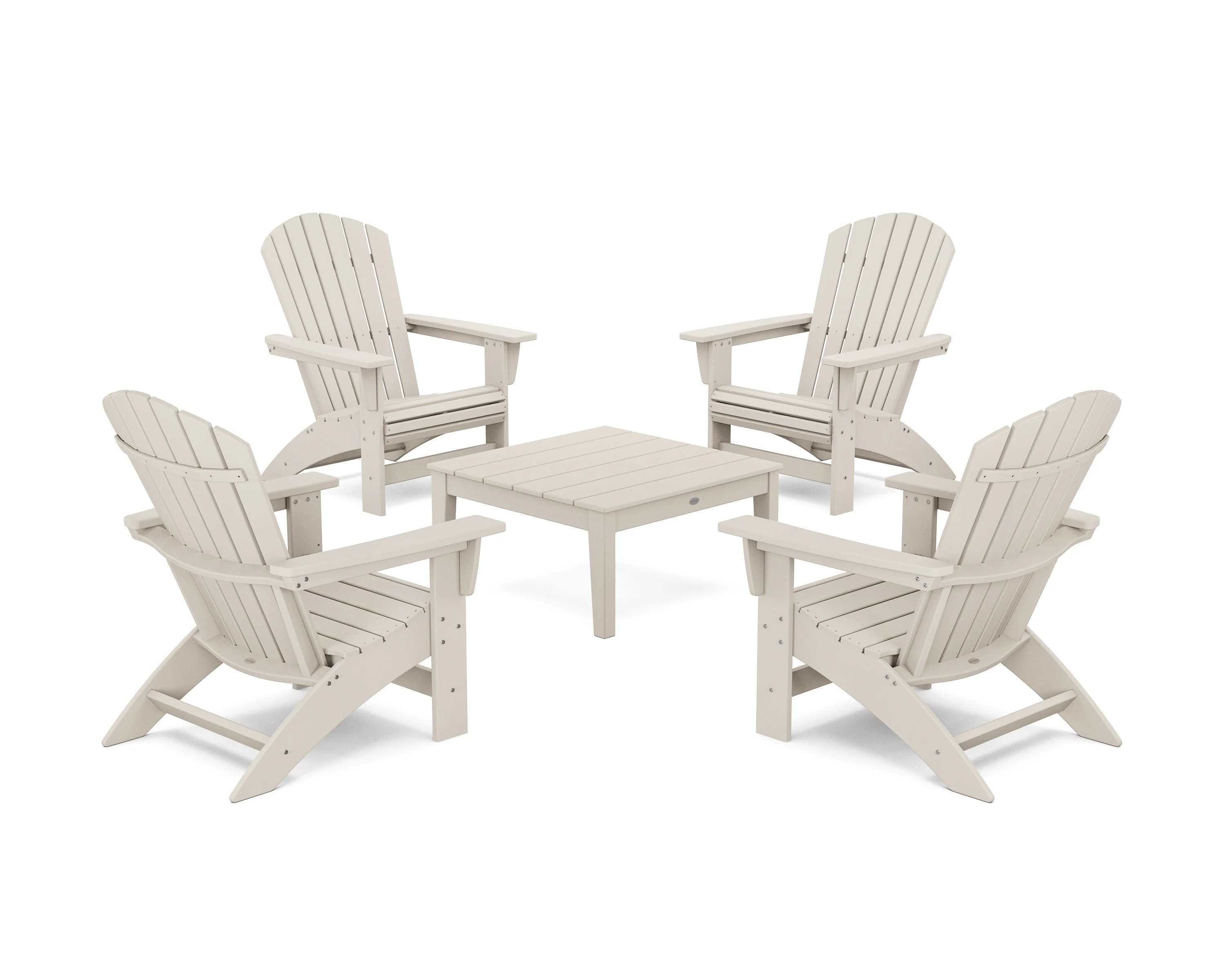 5-Piece Nautical Grand Adirondack Chair Conversation Group - Image 7