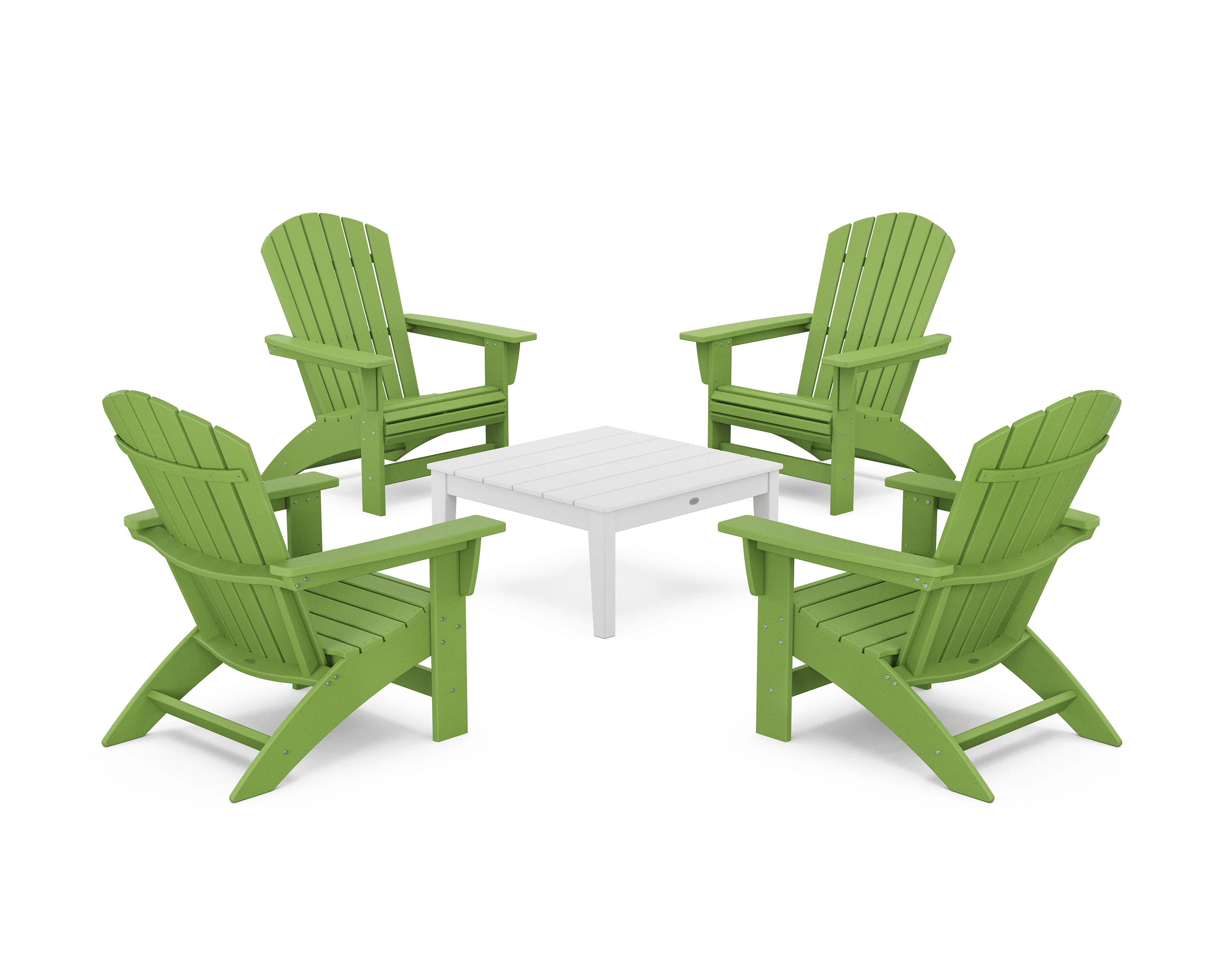 5-Piece Nautical Grand Adirondack Chair Conversation Group - Image 8