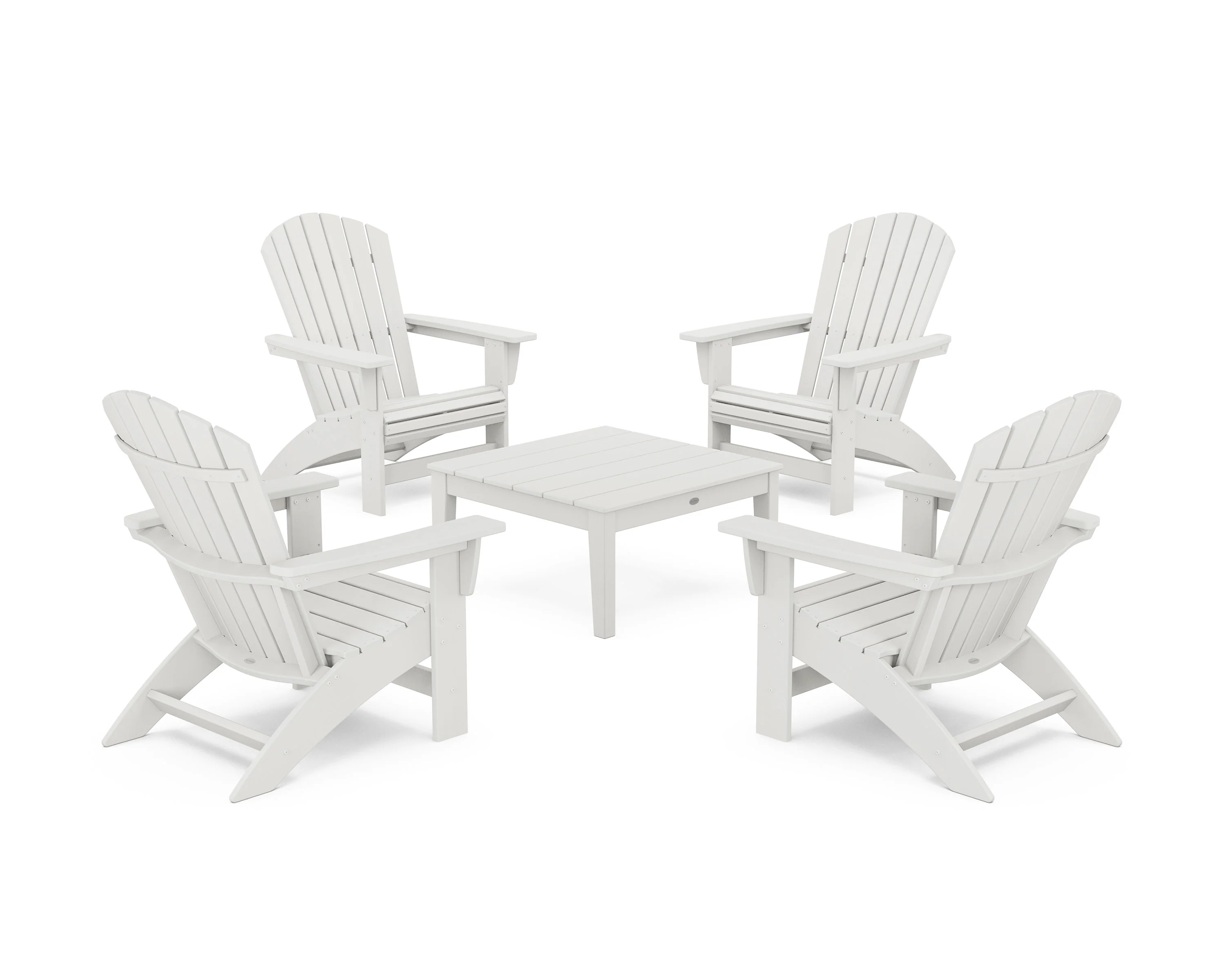 5-Piece Nautical Grand Adirondack Chair Conversation Group - Image 9