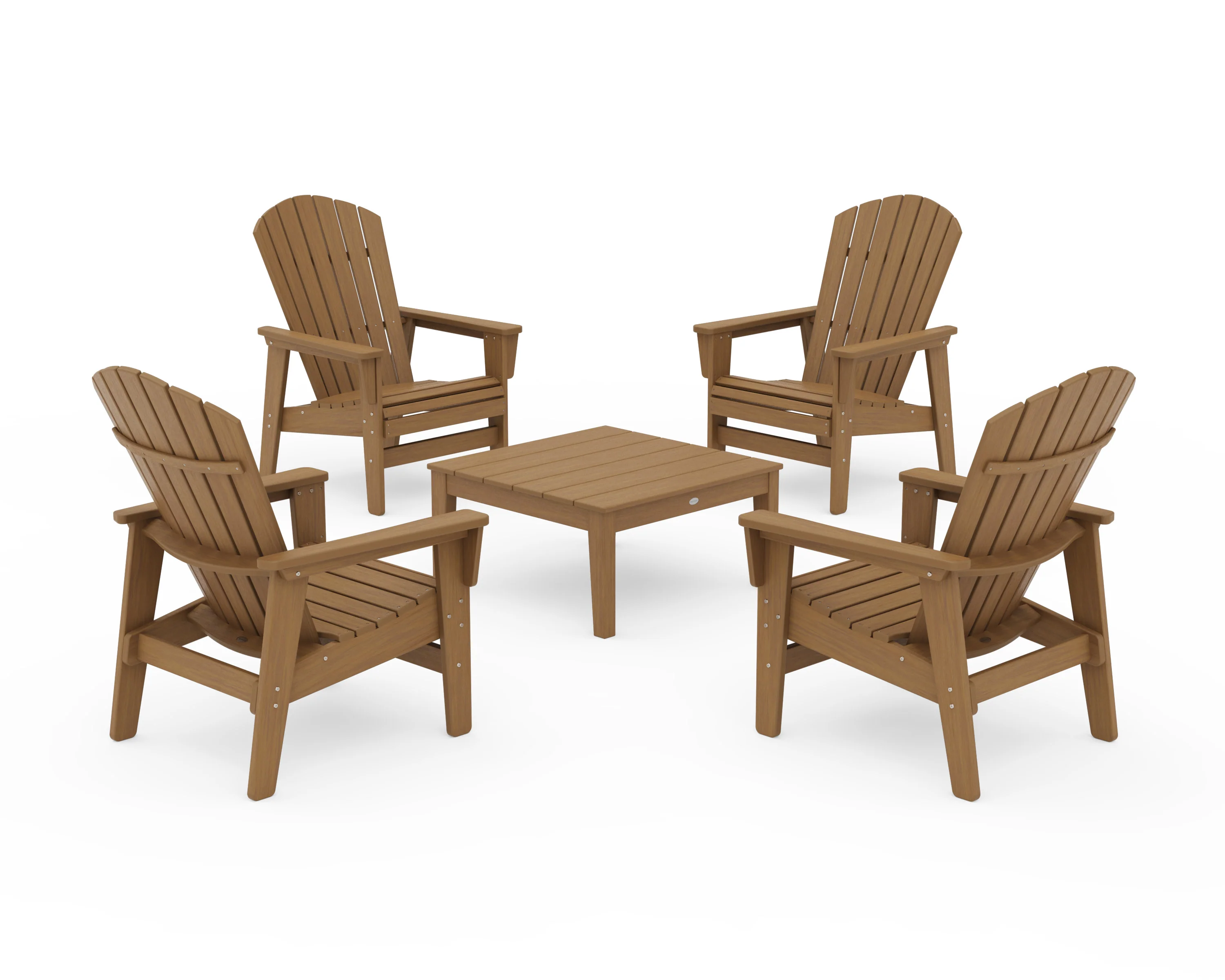 5-Piece Nautical Grand Upright Adirondack Chair Conversation Group - Image 20