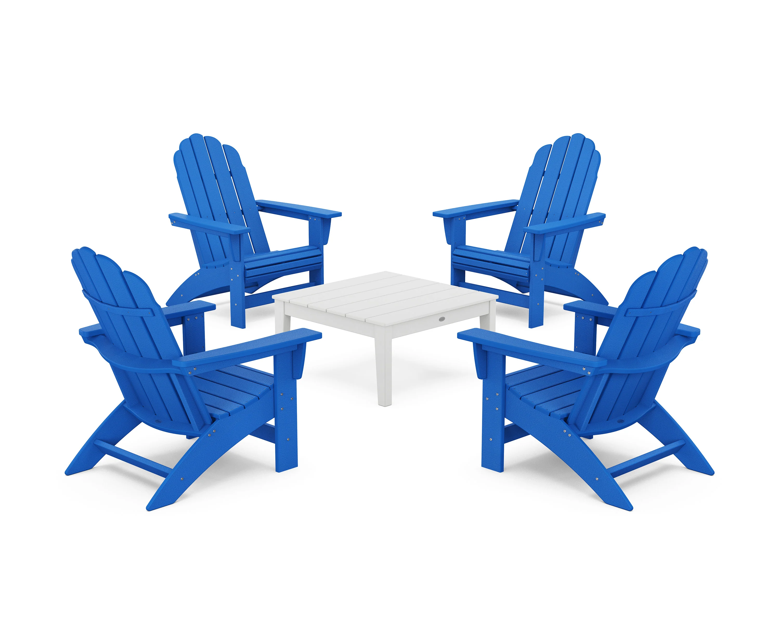 5-Piece Vineyard Grand Adirondack Chair Conversation Group - Image 10