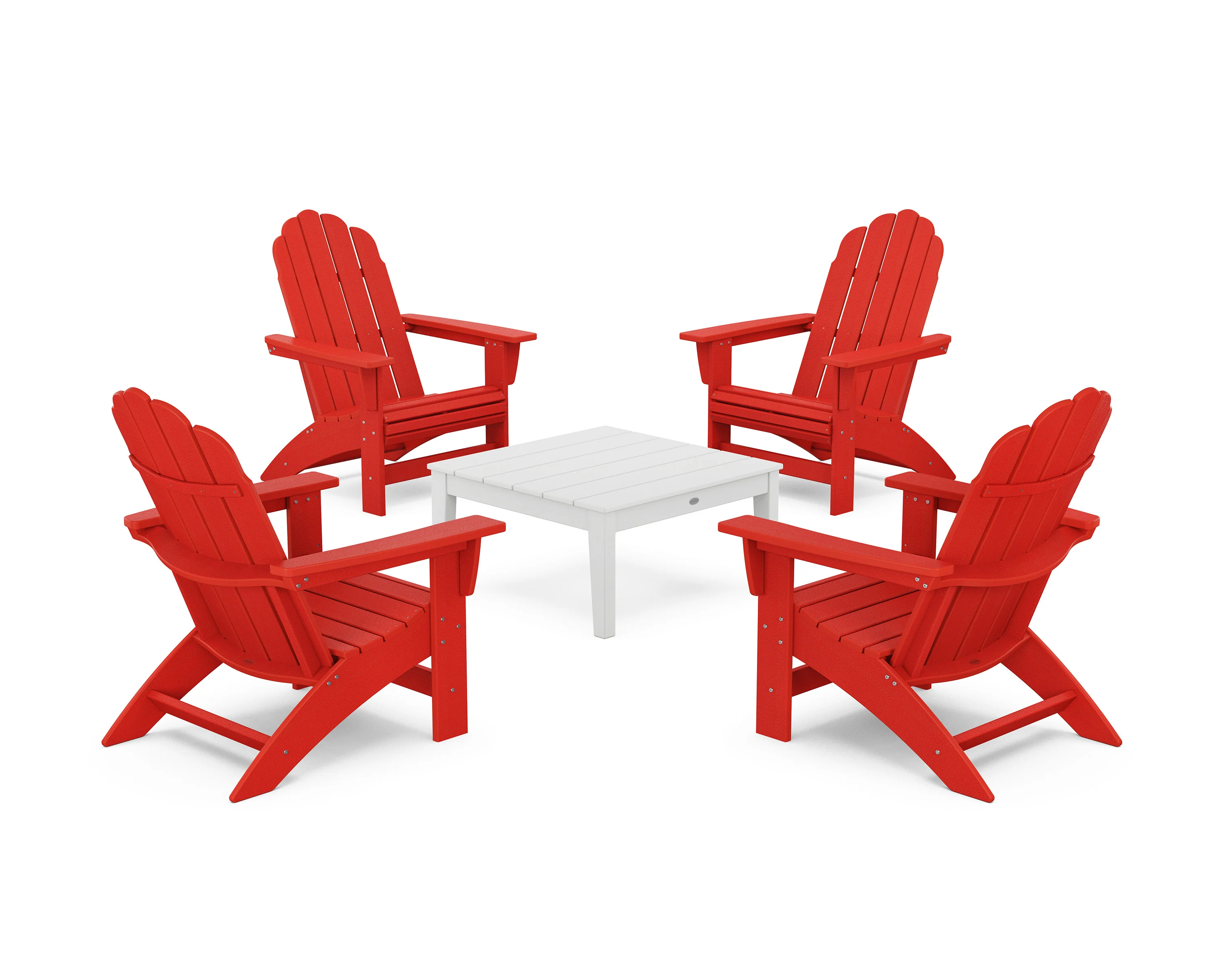 5-Piece Vineyard Grand Adirondack Chair Conversation Group - Image 12