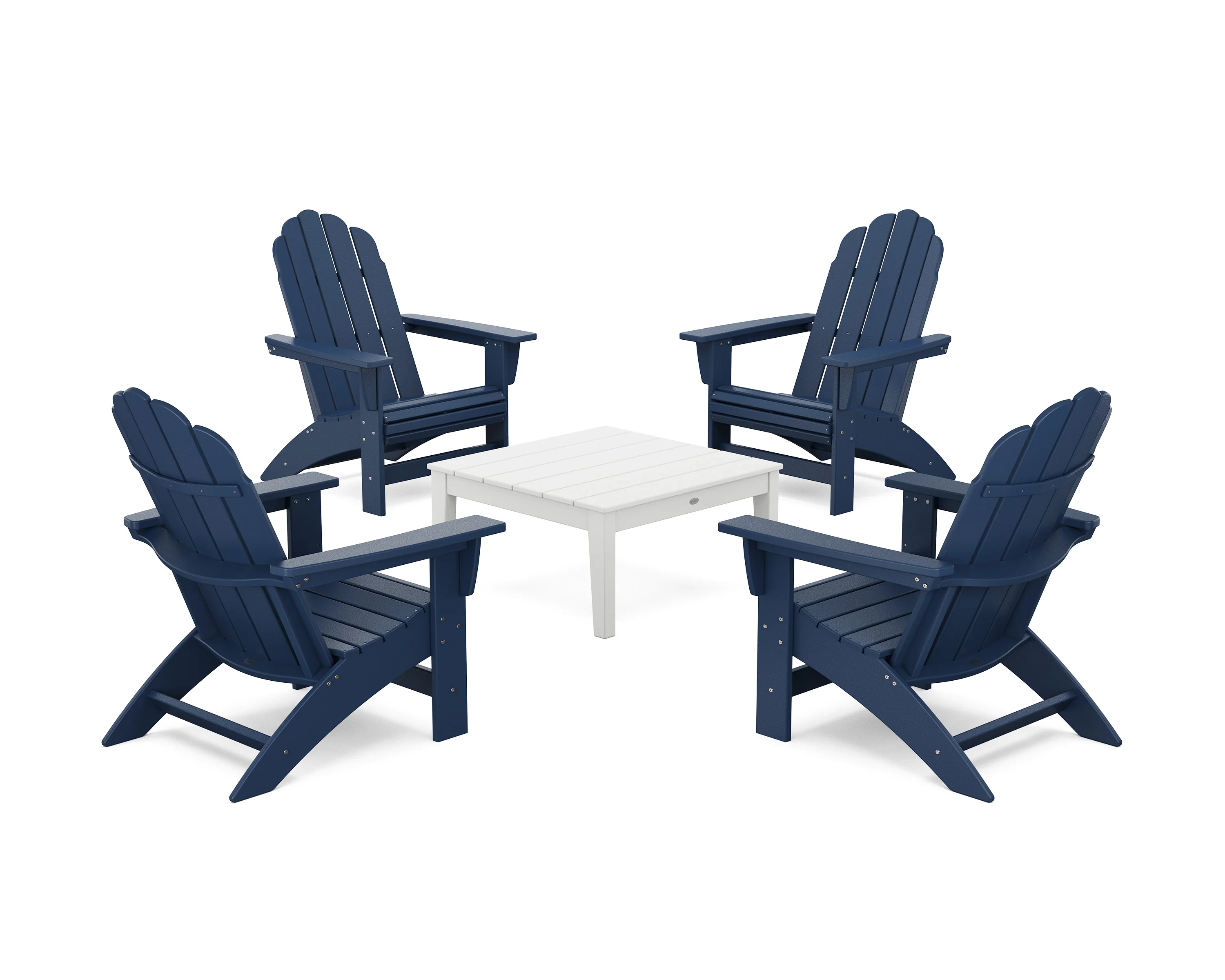 5-Piece Vineyard Grand Adirondack Chair Conversation Group - Image 14