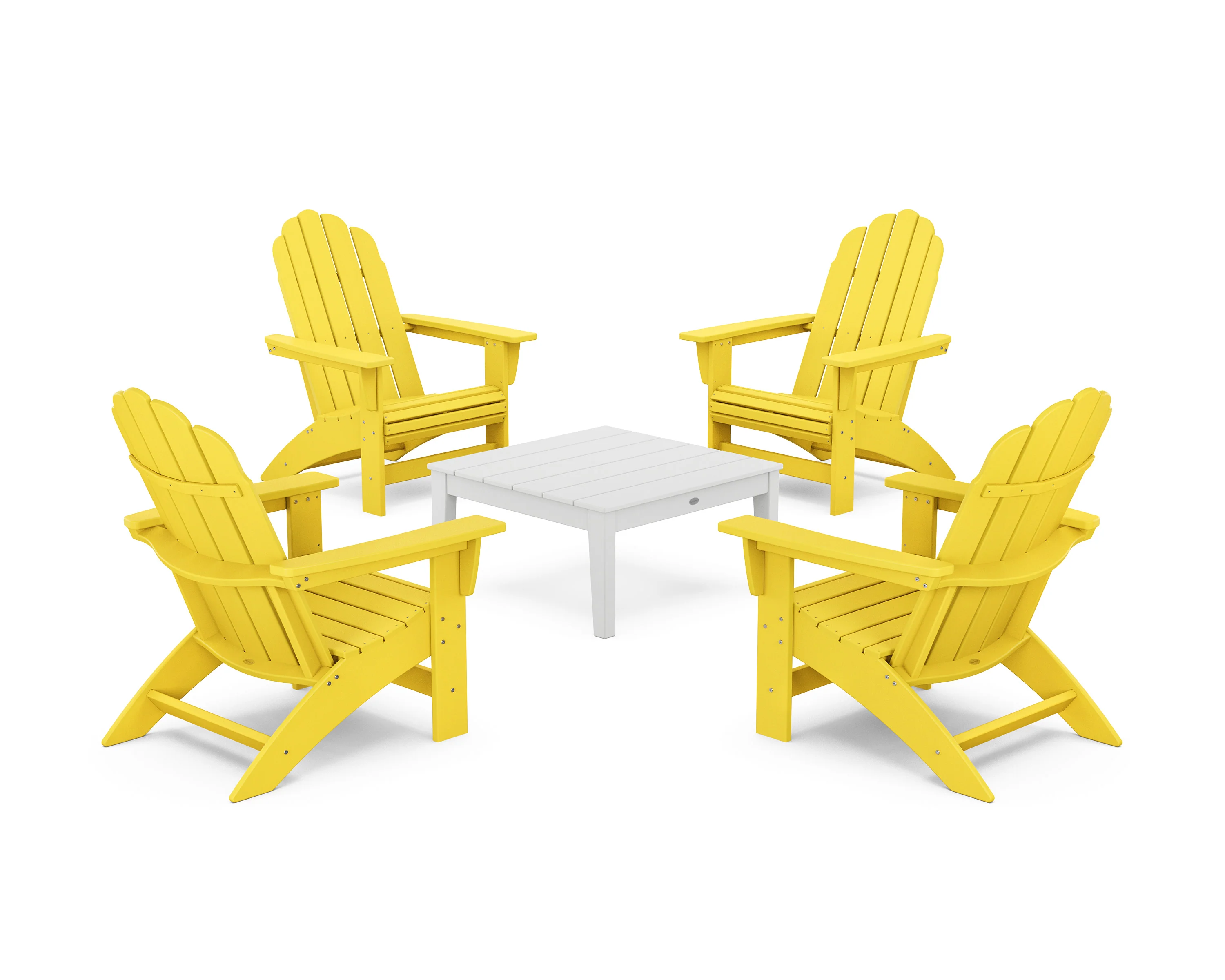 5-Piece Vineyard Grand Adirondack Chair Conversation Group - Image 15