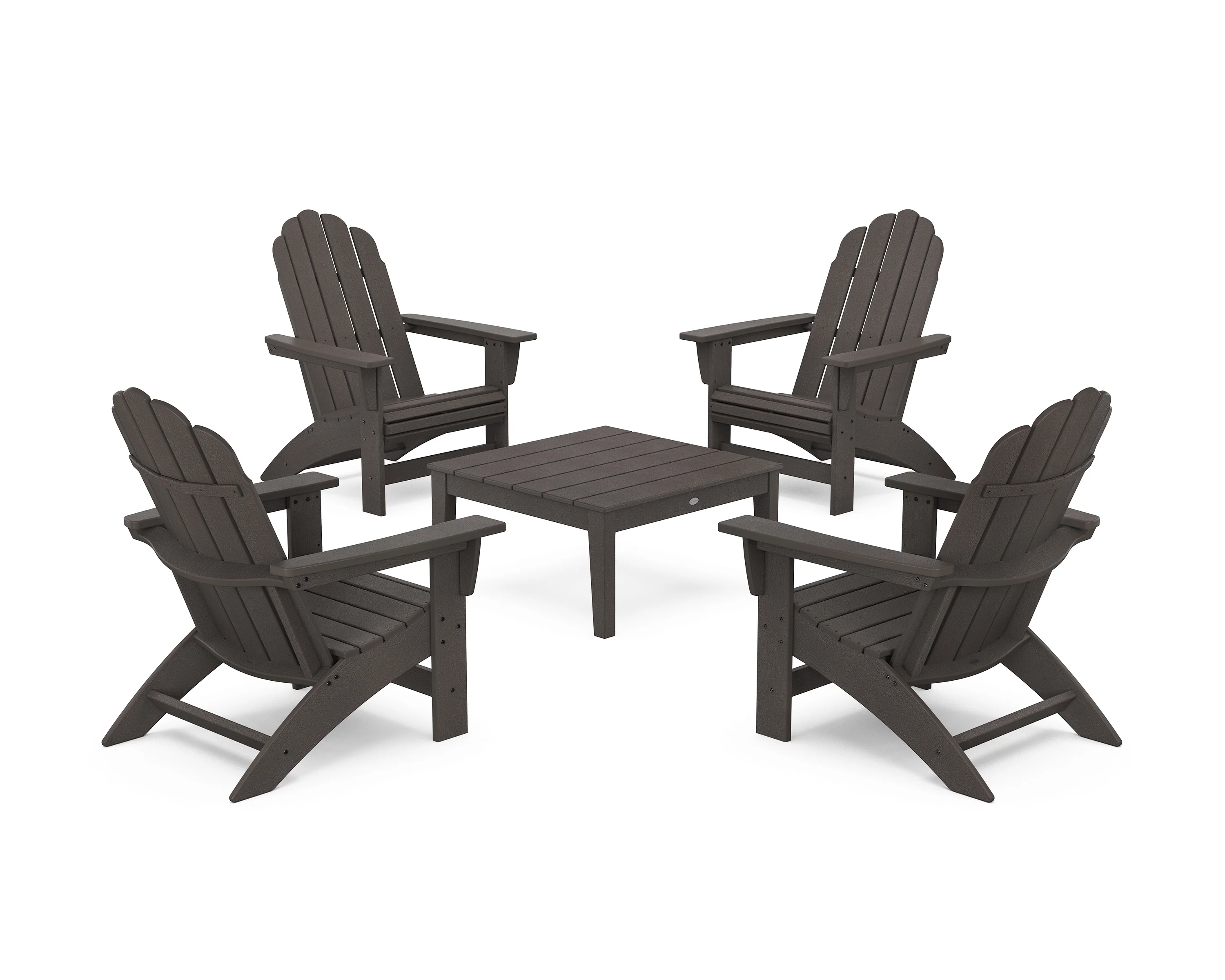5-Piece Vineyard Grand Adirondack Chair Conversation Group - Image 17