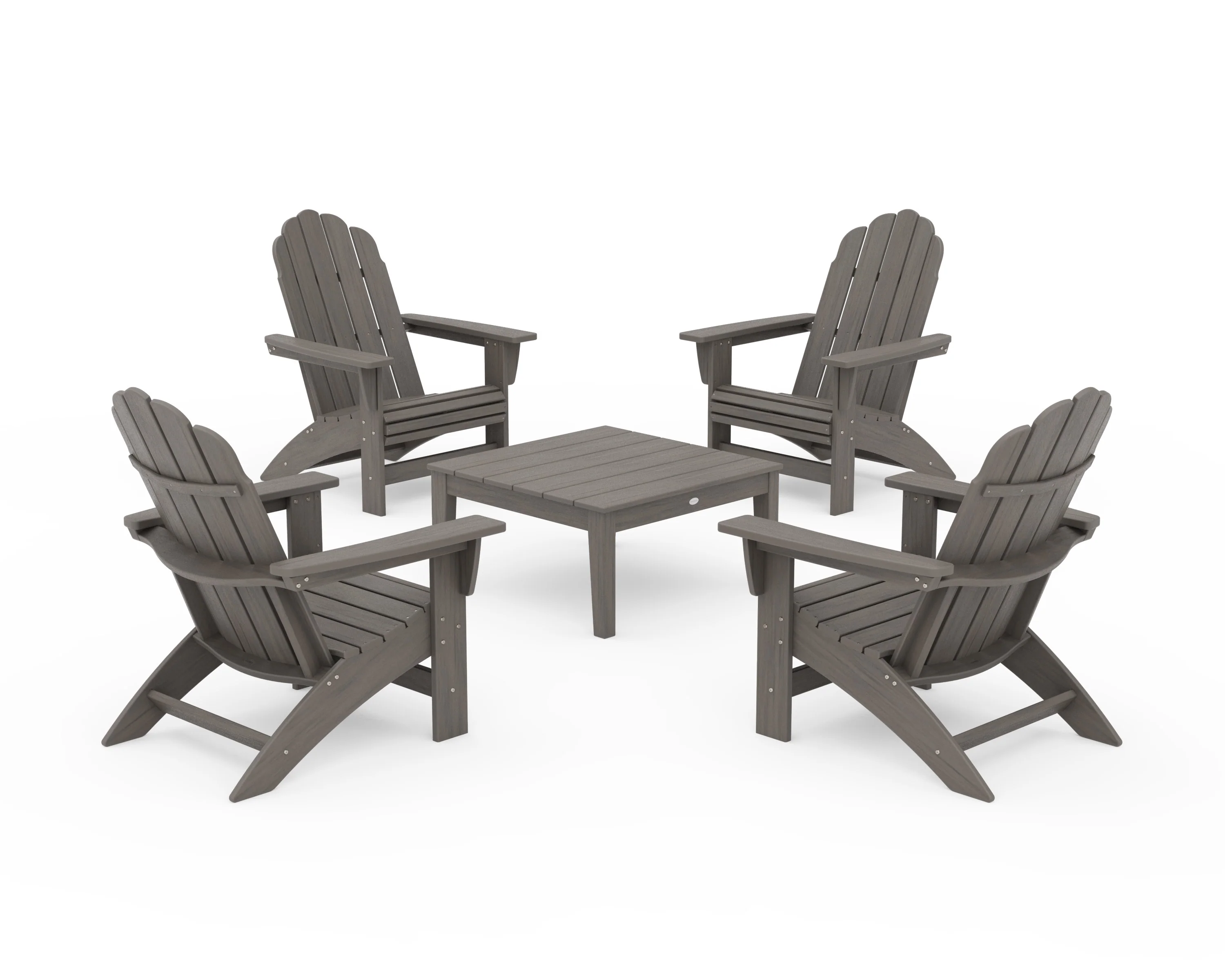 5-Piece Vineyard Grand Adirondack Chair Conversation Group - Image 18