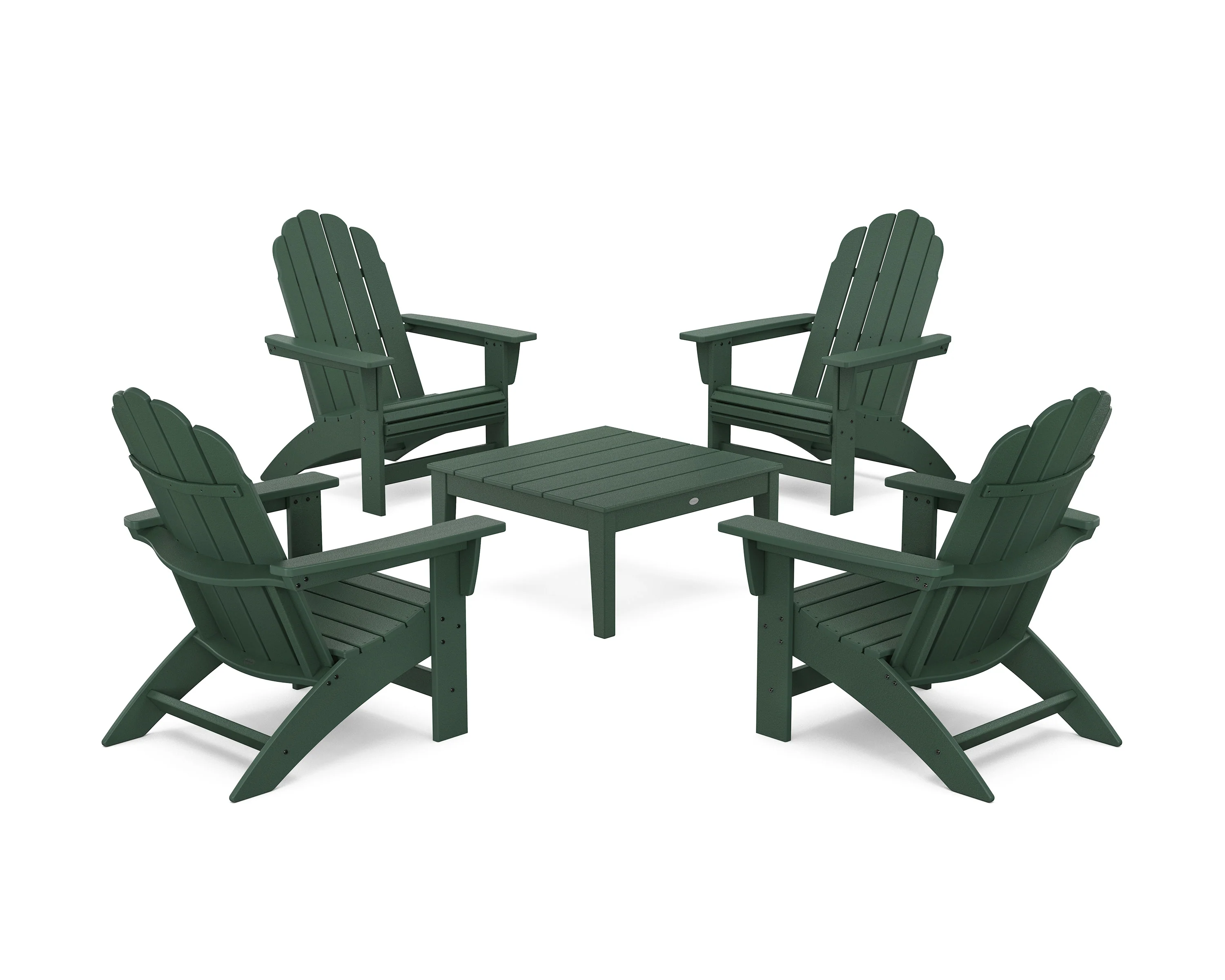 5-Piece Vineyard Grand Adirondack Chair Conversation Group - Image 2