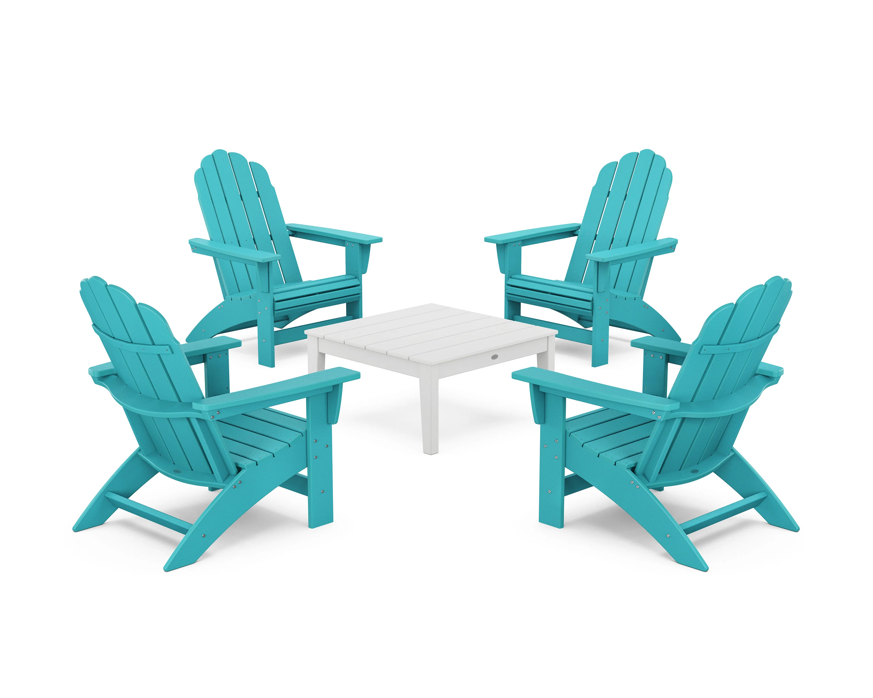 5-Piece Vineyard Grand Adirondack Chair Conversation Group - Image 3