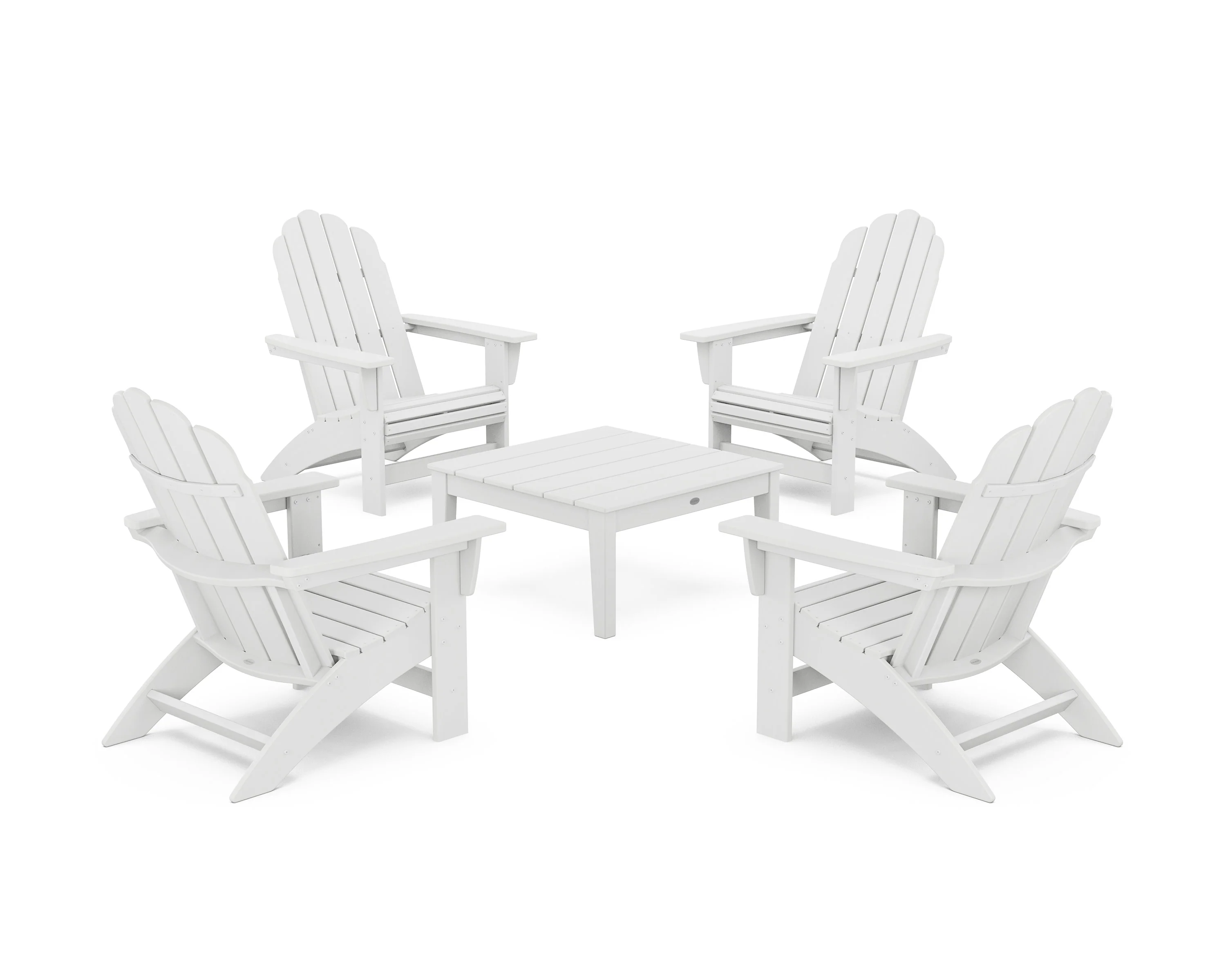 5-Piece Vineyard Grand Adirondack Chair Conversation Group - Image 4