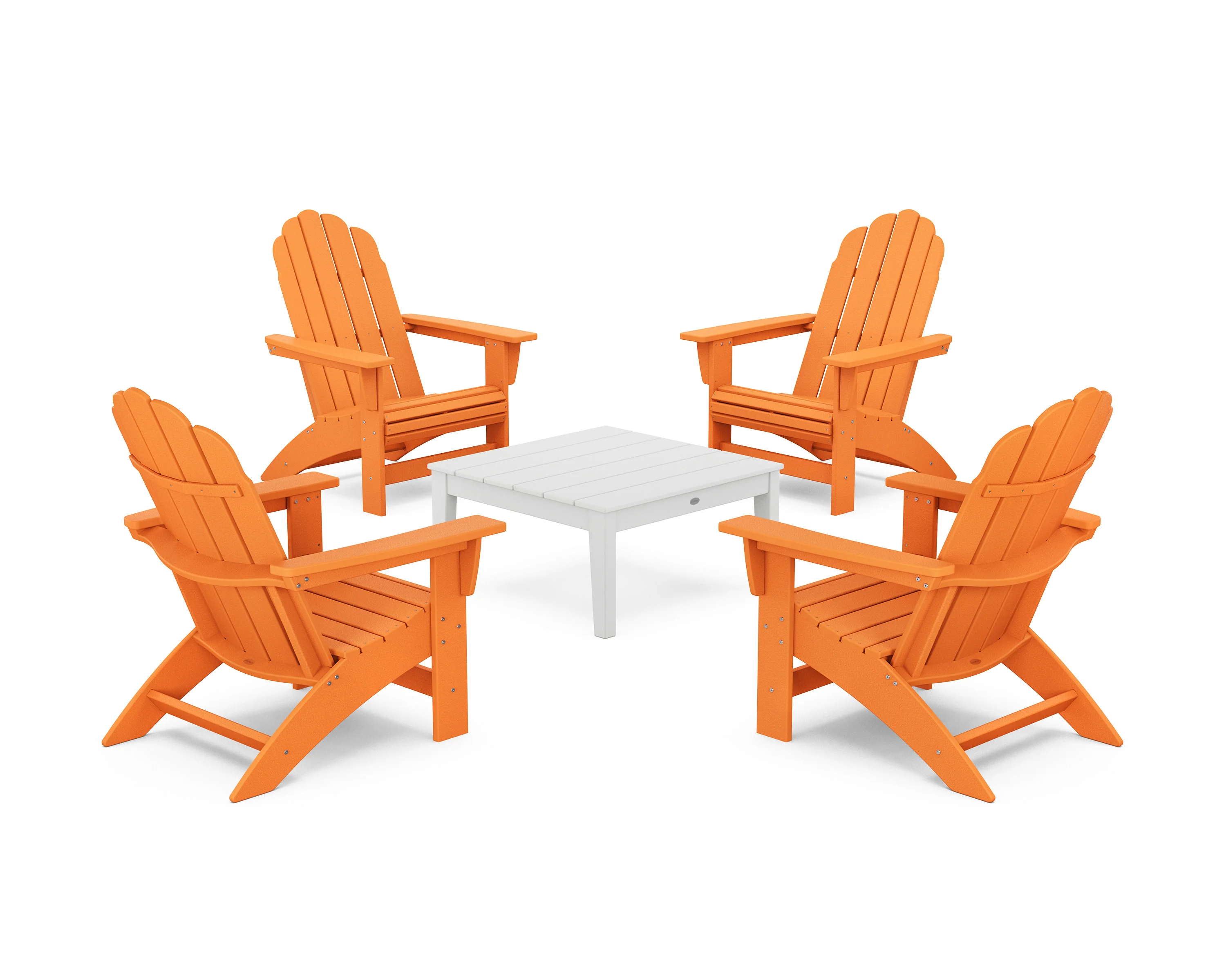 5-Piece Vineyard Grand Adirondack Chair Conversation Group - Image 8