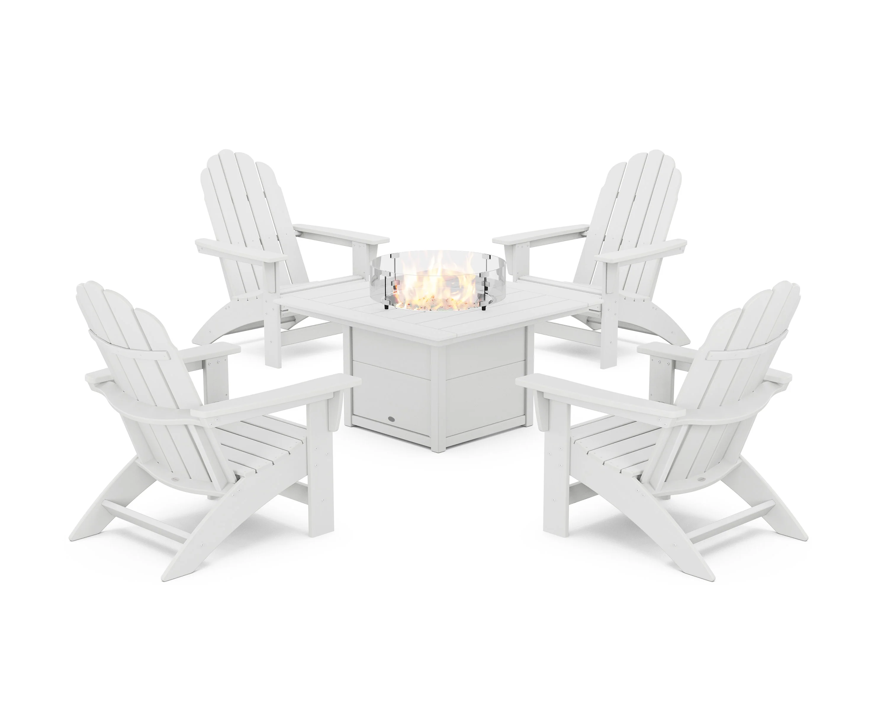 5-Piece Vineyard Grand Adirondack Conversation Set with Fire Pit Table - Image 12