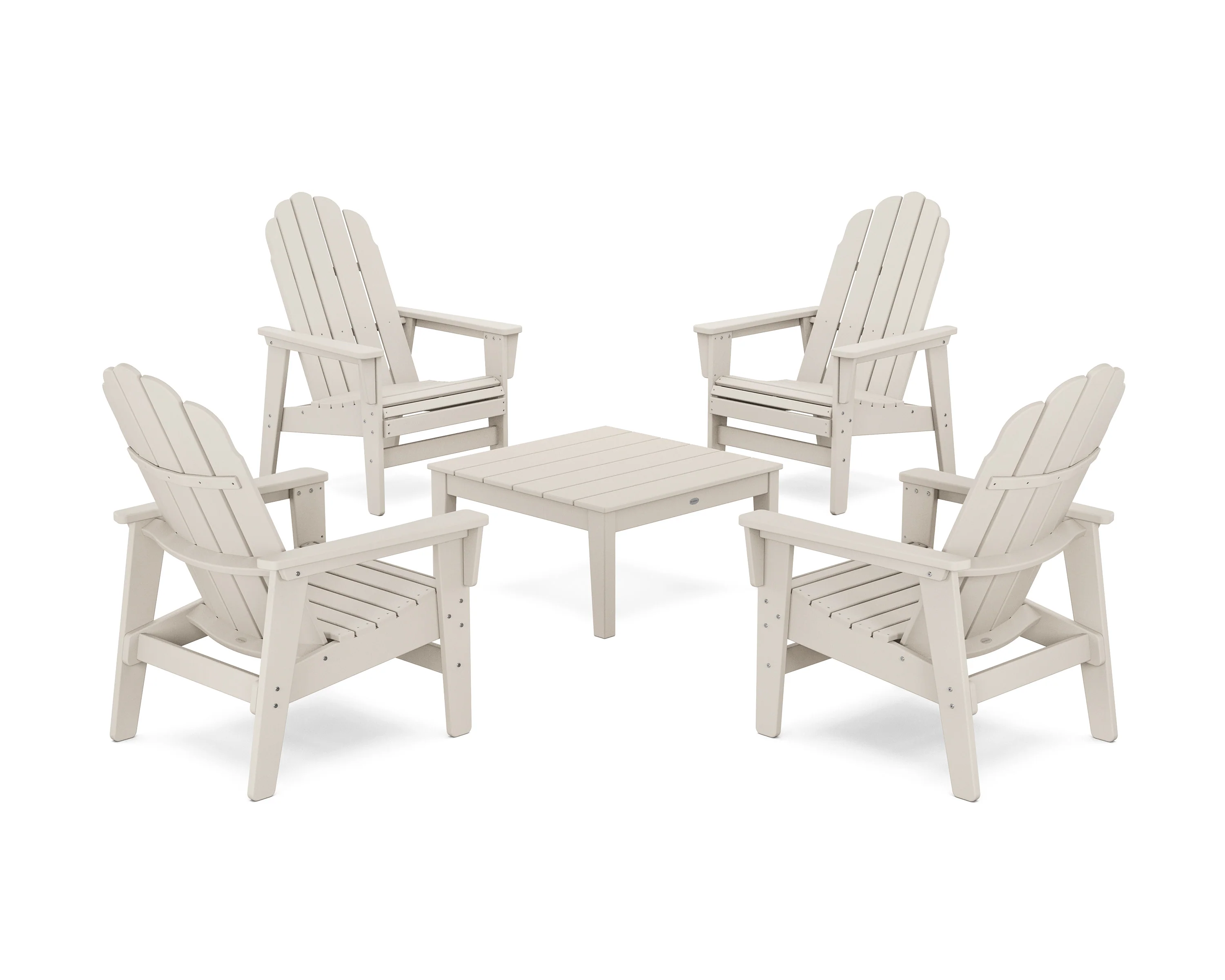 5-Piece Vineyard Grand Upright Adirondack Chair Conversation Group - Image 10